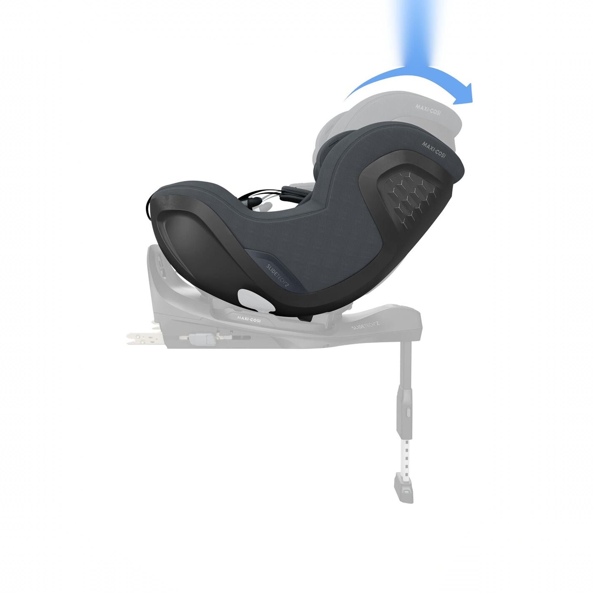 Cadeira Auto Maxi-Cosi Peral Slide Pro, 61-105 cm, 3 m-4 anos, 0-17,5 kg Cinzento-escuro-4