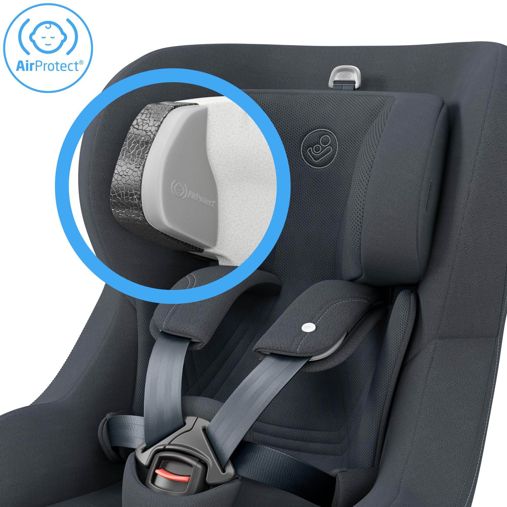 Cadeira Auto Maxi-Cosi Peral Slide Pro, 61-105 cm, 3 m-4 anos, 0-17,5 kg Cinzento-escuro-7