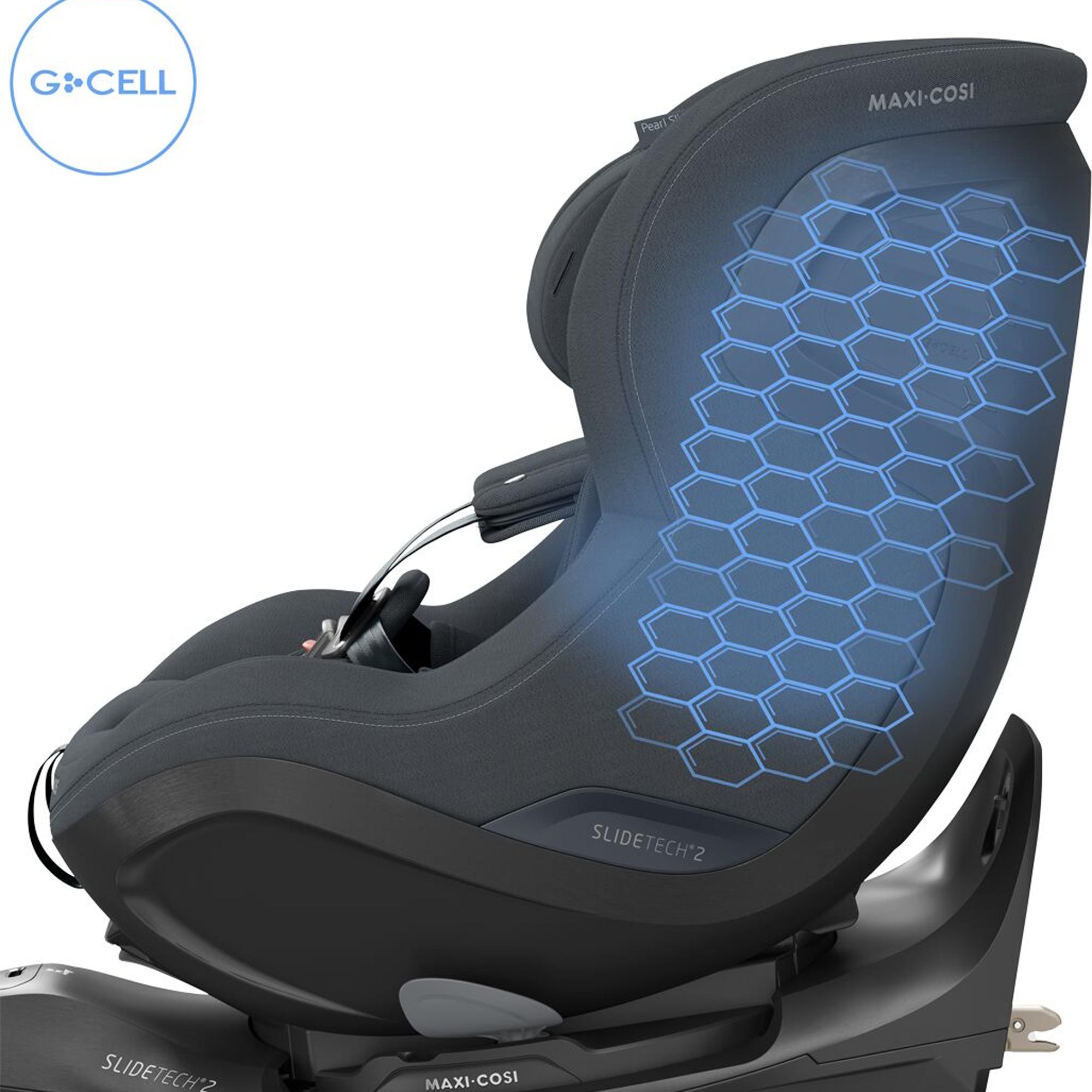 Cadeira Auto Maxi-Cosi Peral Slide Pro, 61-105 cm, 3 m-4 anos, 0-17,5 kg Cinzento-escuro-10