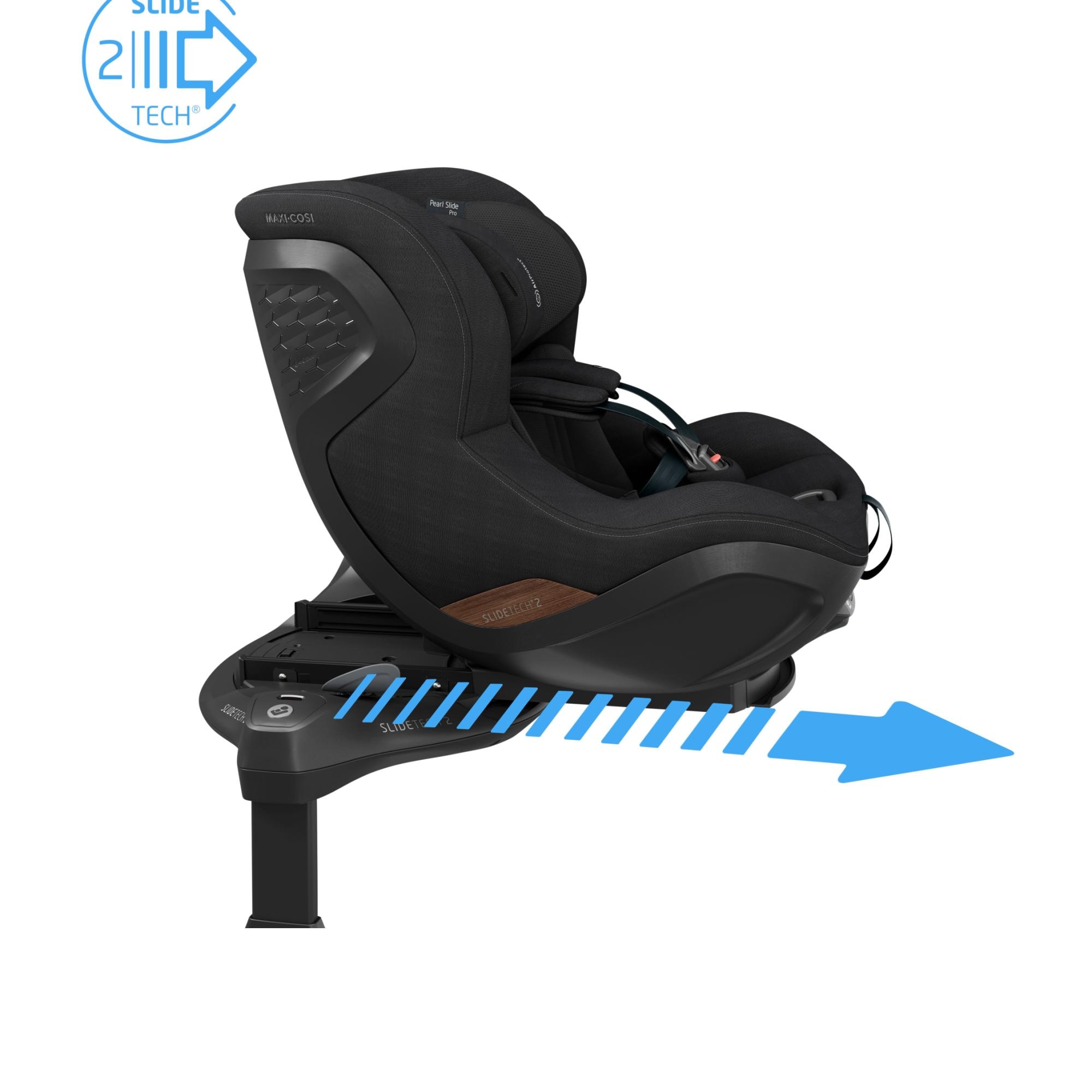 Silla de coche Maxi-Cosi PEARL SLIDE PRO, 61-105cm, 3m-4años, 0-17,5Kg - Negro Negro-3