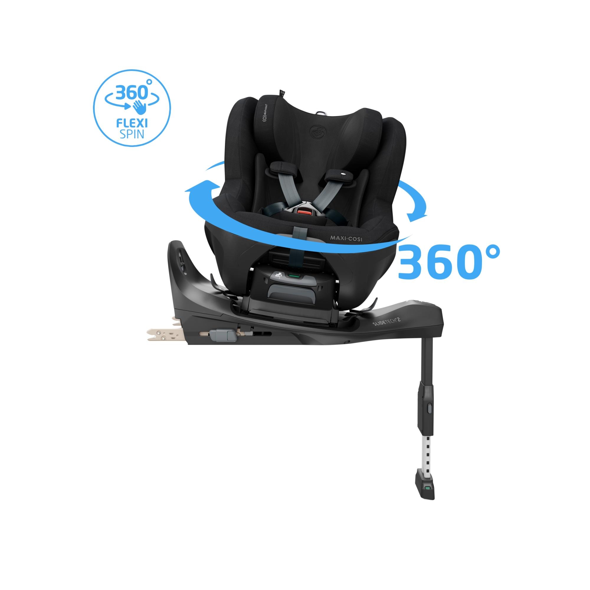 Silla de coche Maxi-Cosi PEARL SLIDE PRO, 61-105cm, 3m-4años, 0-17,5Kg - Negro Negro-9
