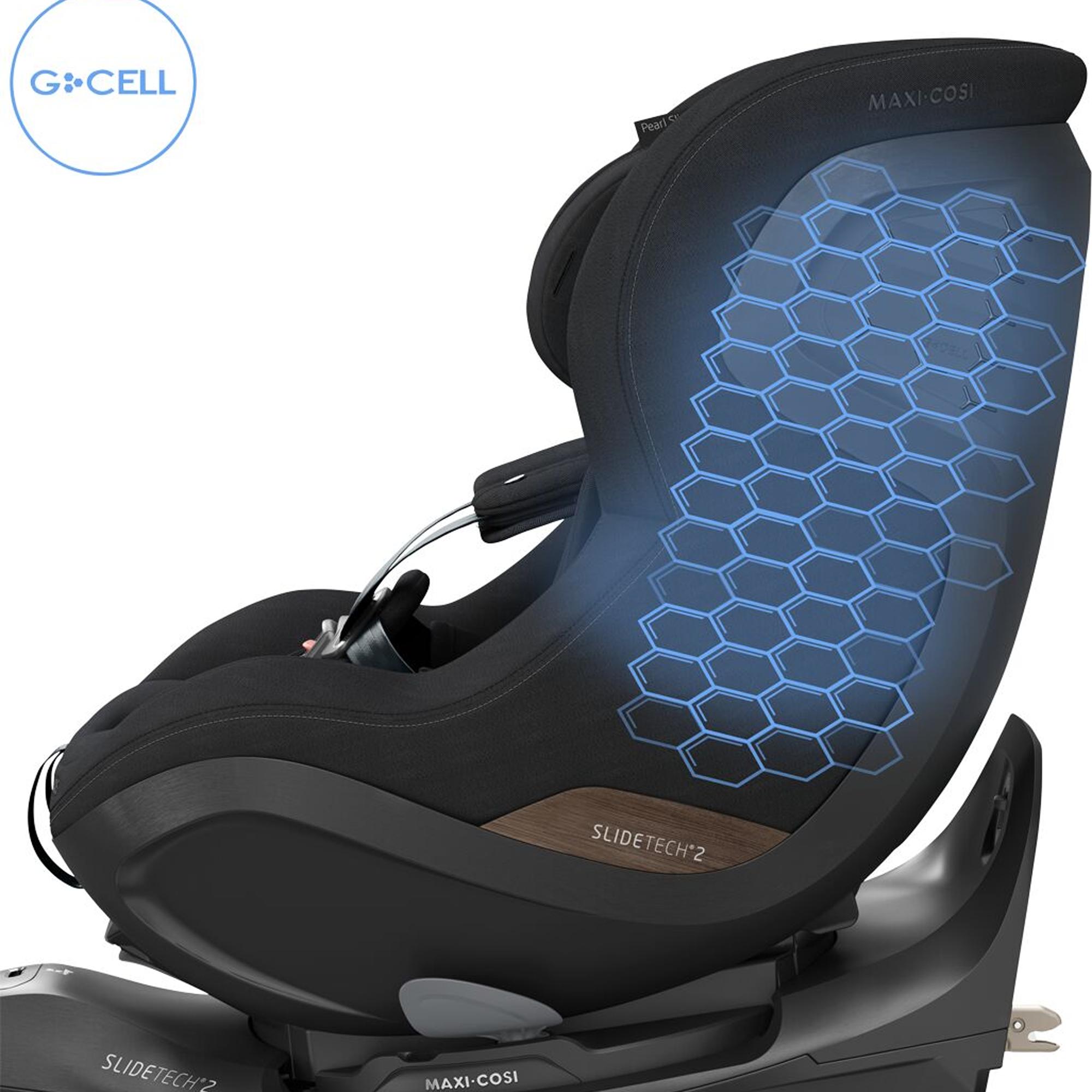 Silla de coche Maxi-Cosi PEARL SLIDE PRO, 61-105cm, 3m-4años, 0-17,5Kg - Negro Negro-10