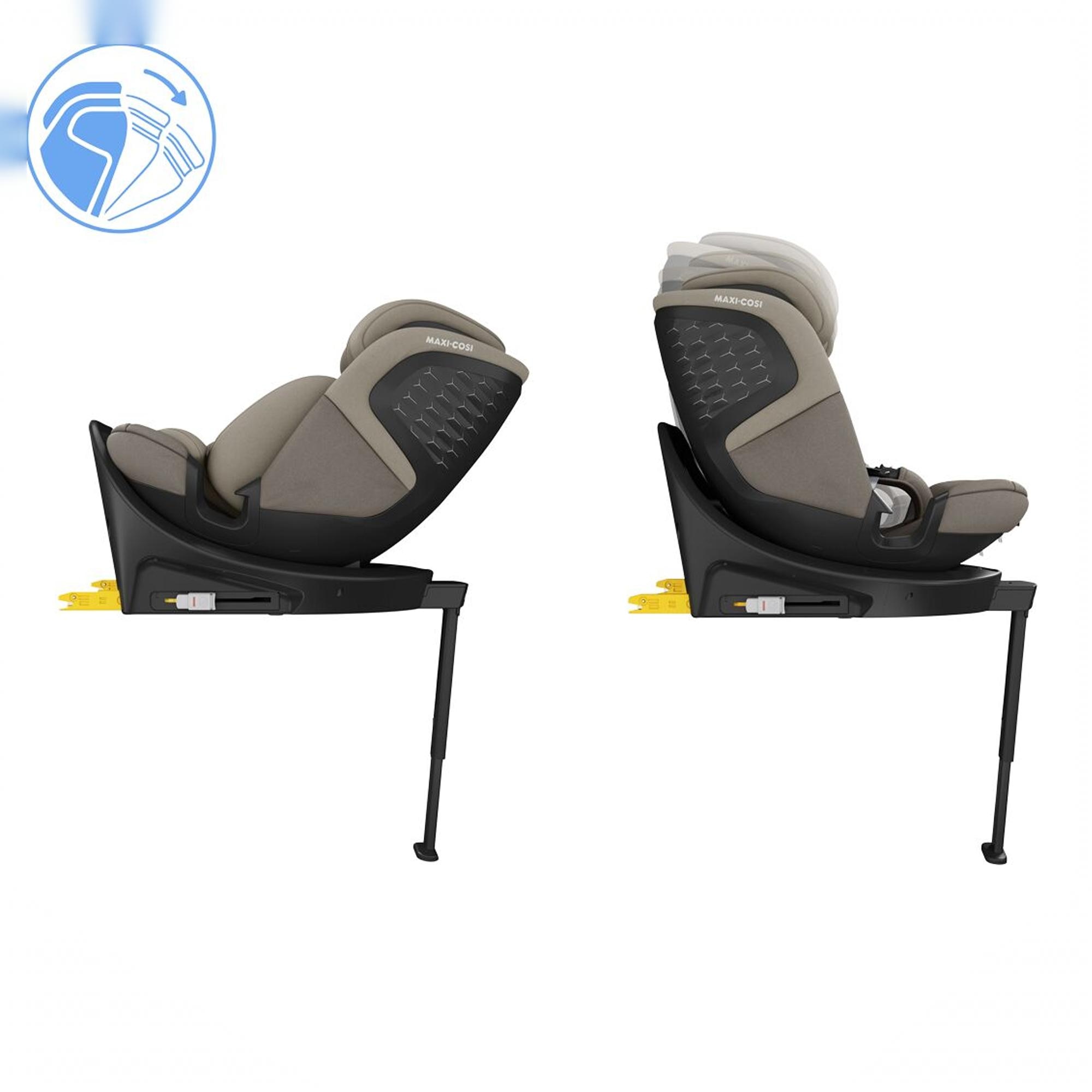 Silla de coche GR. 0/1/2/3 Maxi-Cosi Emerald S i-Size, 40-150cm, 0-12 años, 0-36Kg - Marrón claro Marrón claro-8