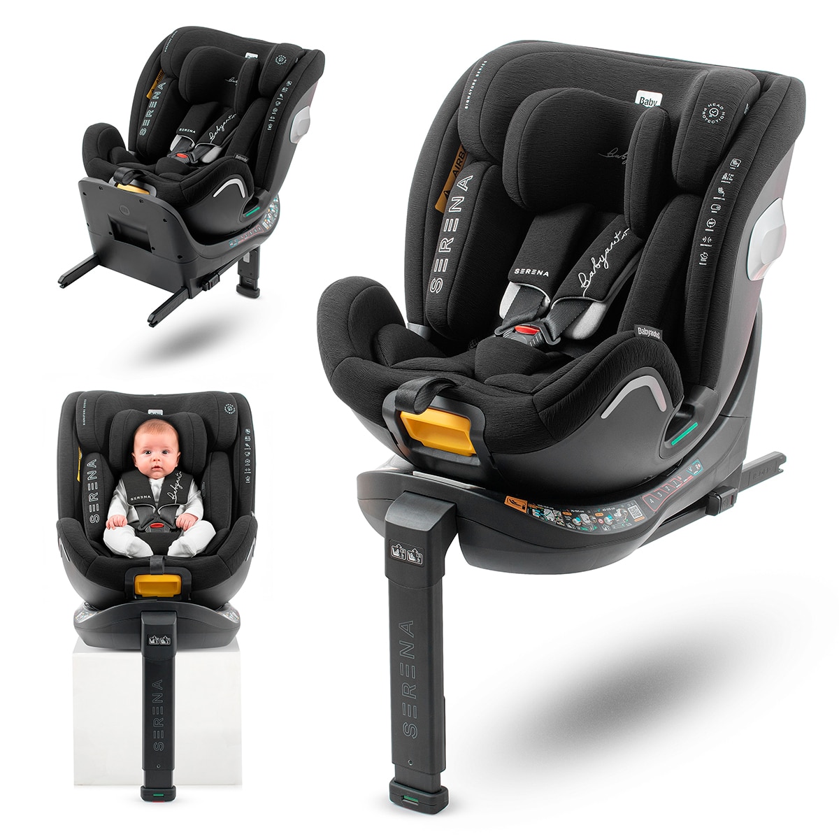 Imagen 3 de Silla de coche SERENA IF-IX (40-150cm) Babyauto Signature - Negro Negro