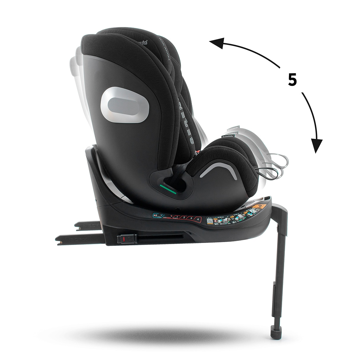Imagen 5 de Silla de coche SERENA IF-IX (40-150cm) Babyauto Signature - Negro Negro