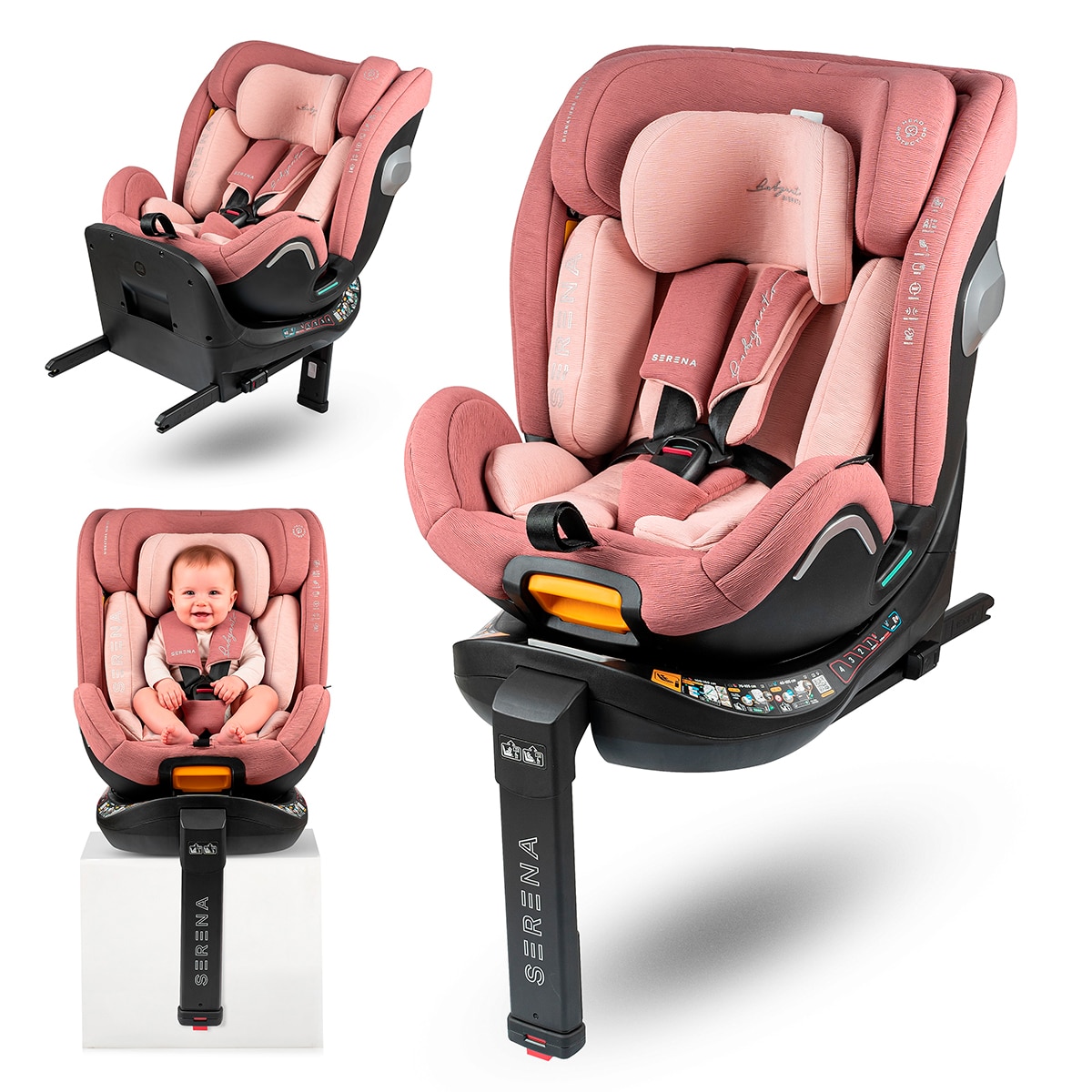 Cadeira Auto SERENA IF-IX (40-150 cm) Babyauto Signature Laranja-2
