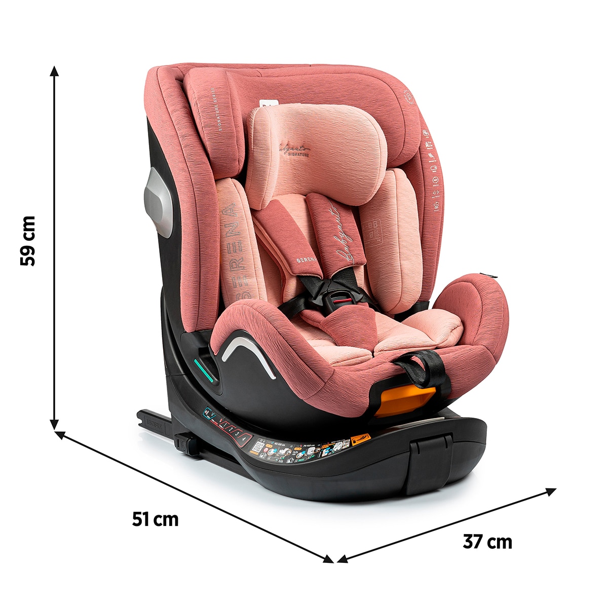 Cadeira Auto SERENA IF-IX (40-150 cm) Babyauto Signature Laranja-7