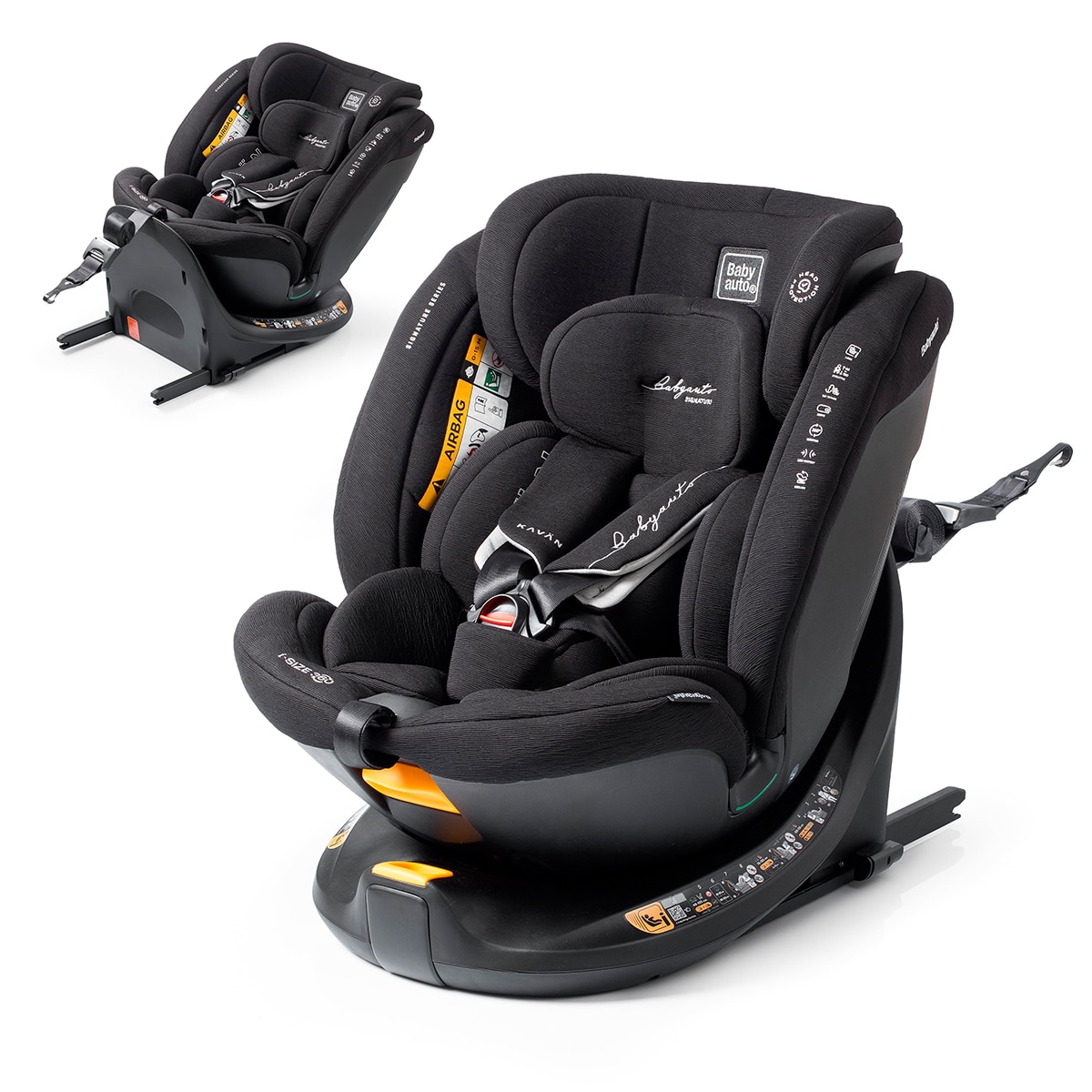 Silla de coche KAVAN IF-IX (40-150cm) Babyauto Signature - Negro Negro-3