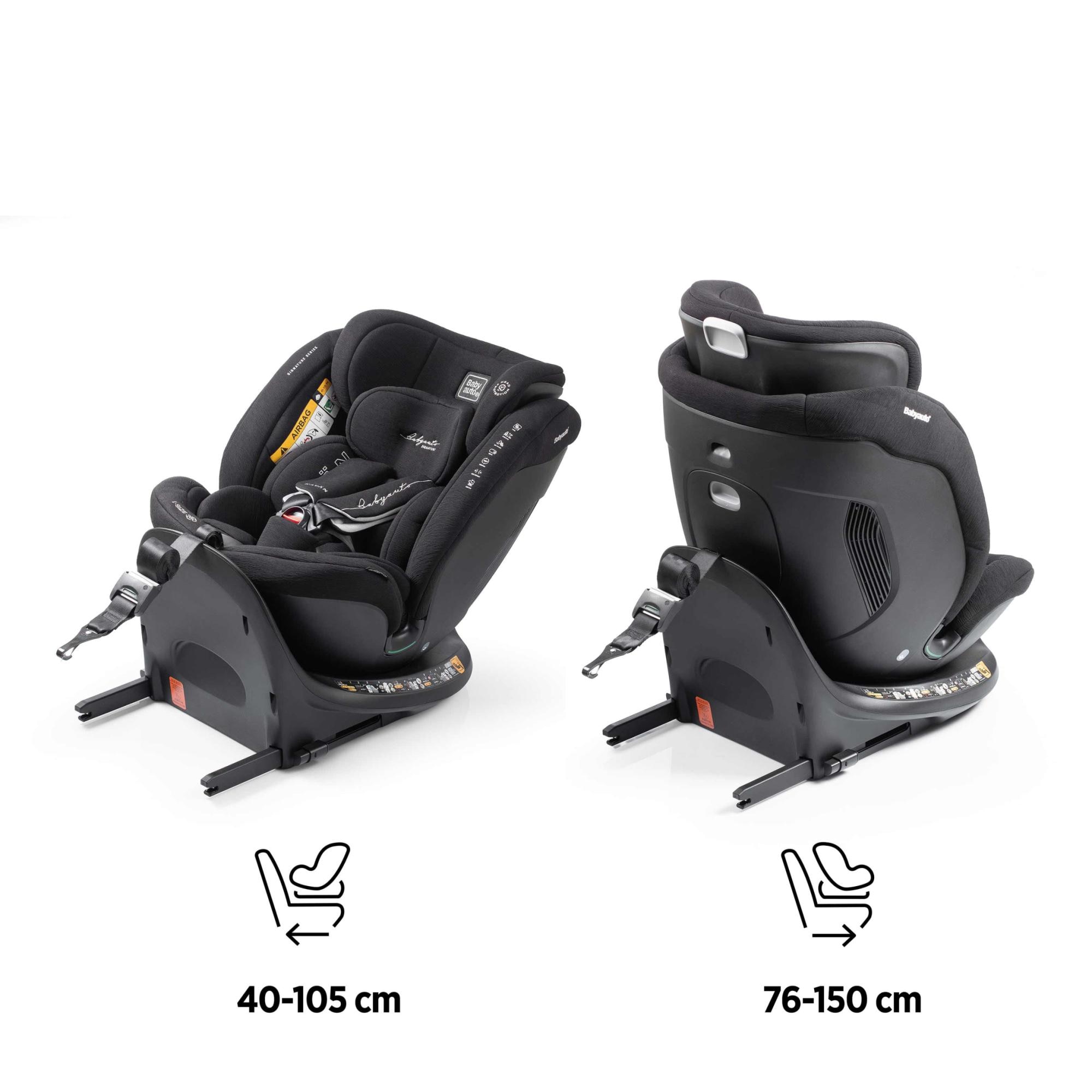 Silla de coche KAVAN IF-IX (40-150cm) Babyauto Signature - Negro Negro-4