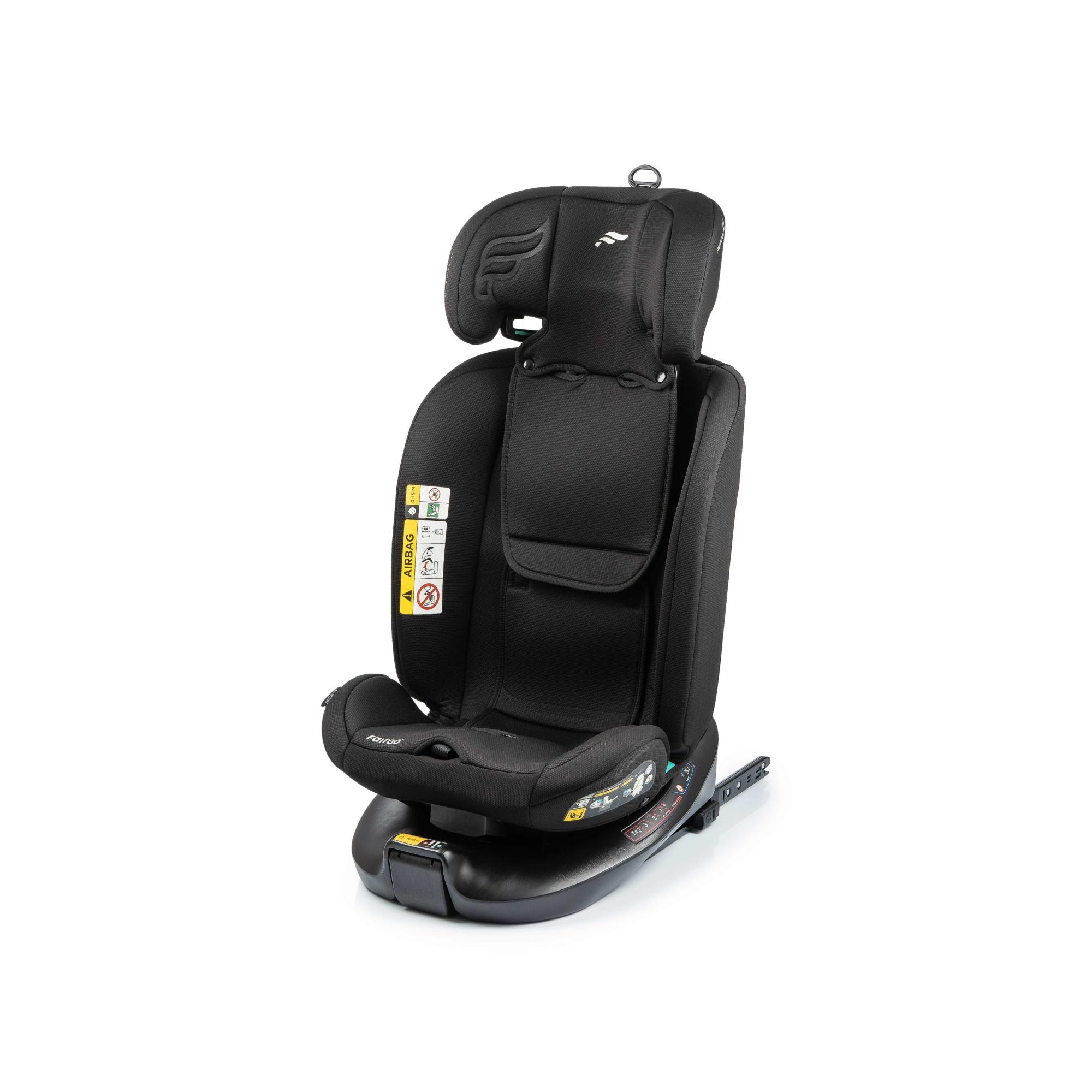 Cadeira Auto SPIN ISOFIX SUPPORT LEG (40-150cm) FAIRGO Preto-6
