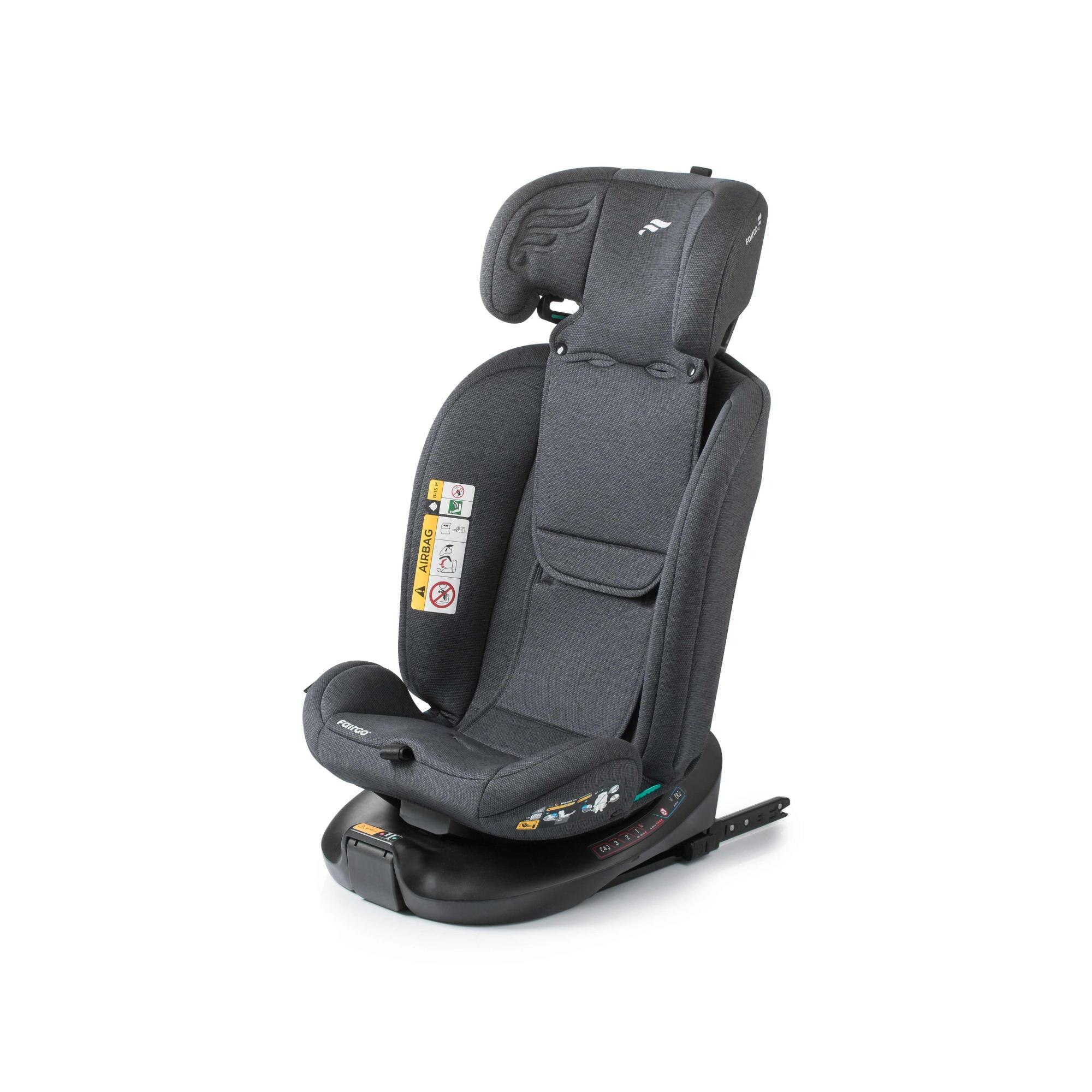 Silla de coche SPIN ISOFIX SUPPORT LEG (40-150cm) FAIRGO - Gris Gris-6
