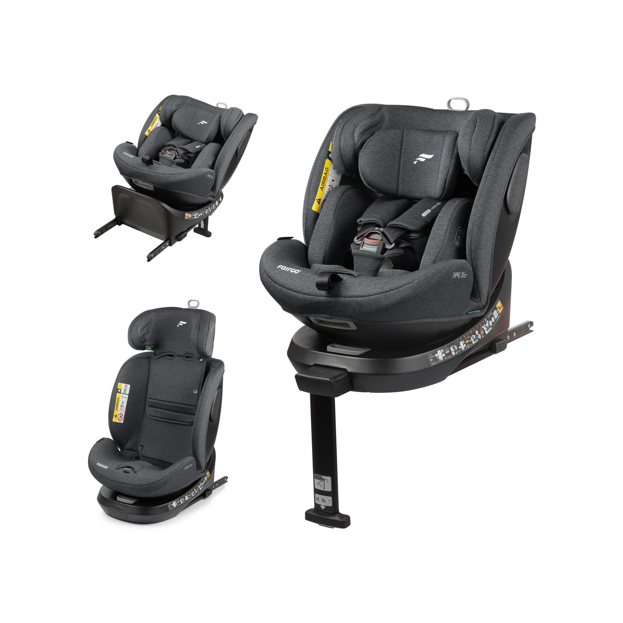 Silla de coche ADORE ISOFIX SUPPORT LEG (40-150cm) FAIRGO - Gris Gris-2