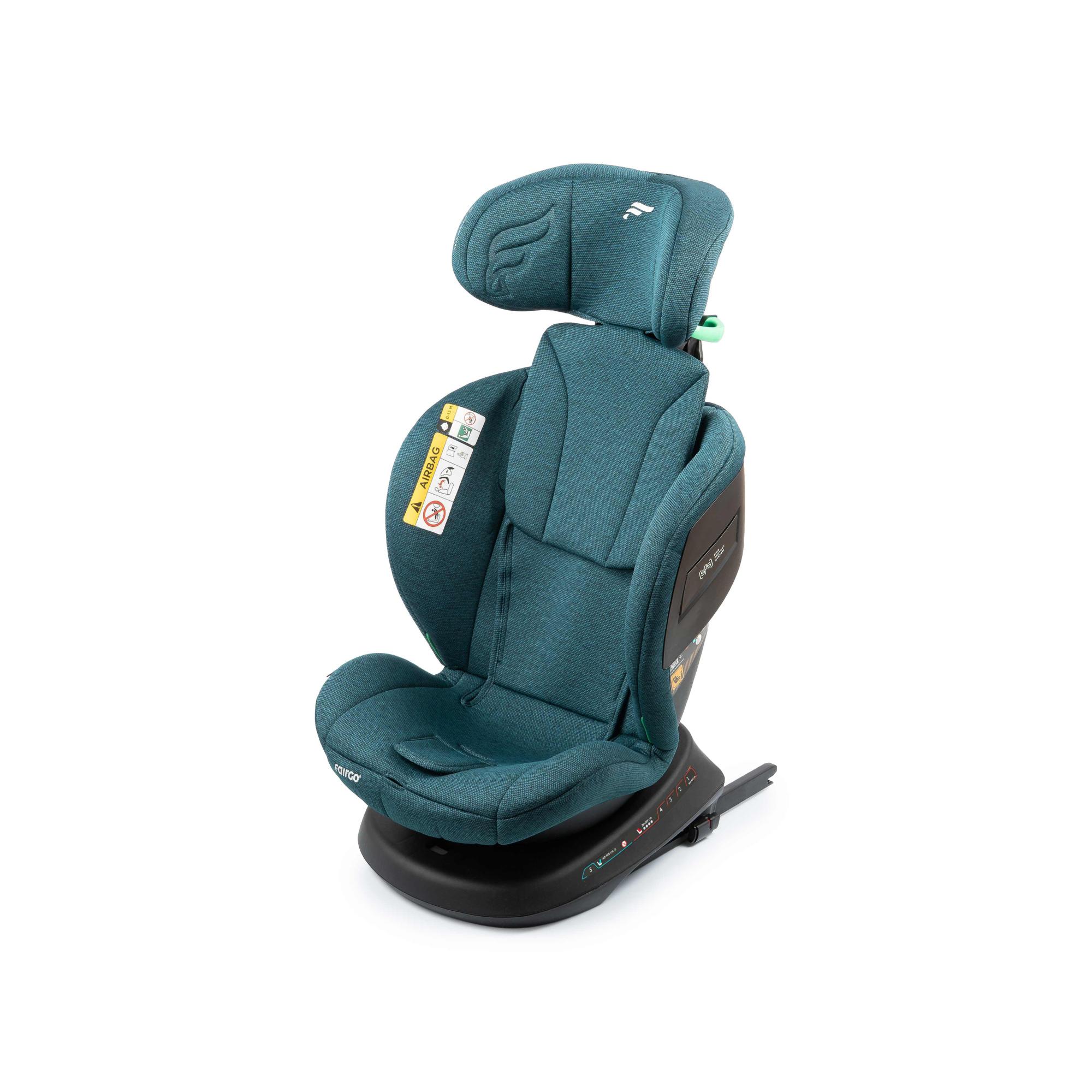 Silla de coche VERSO ISIZE (40-150cm) FAIRGO - Verde oscuro Verde oscuro-6