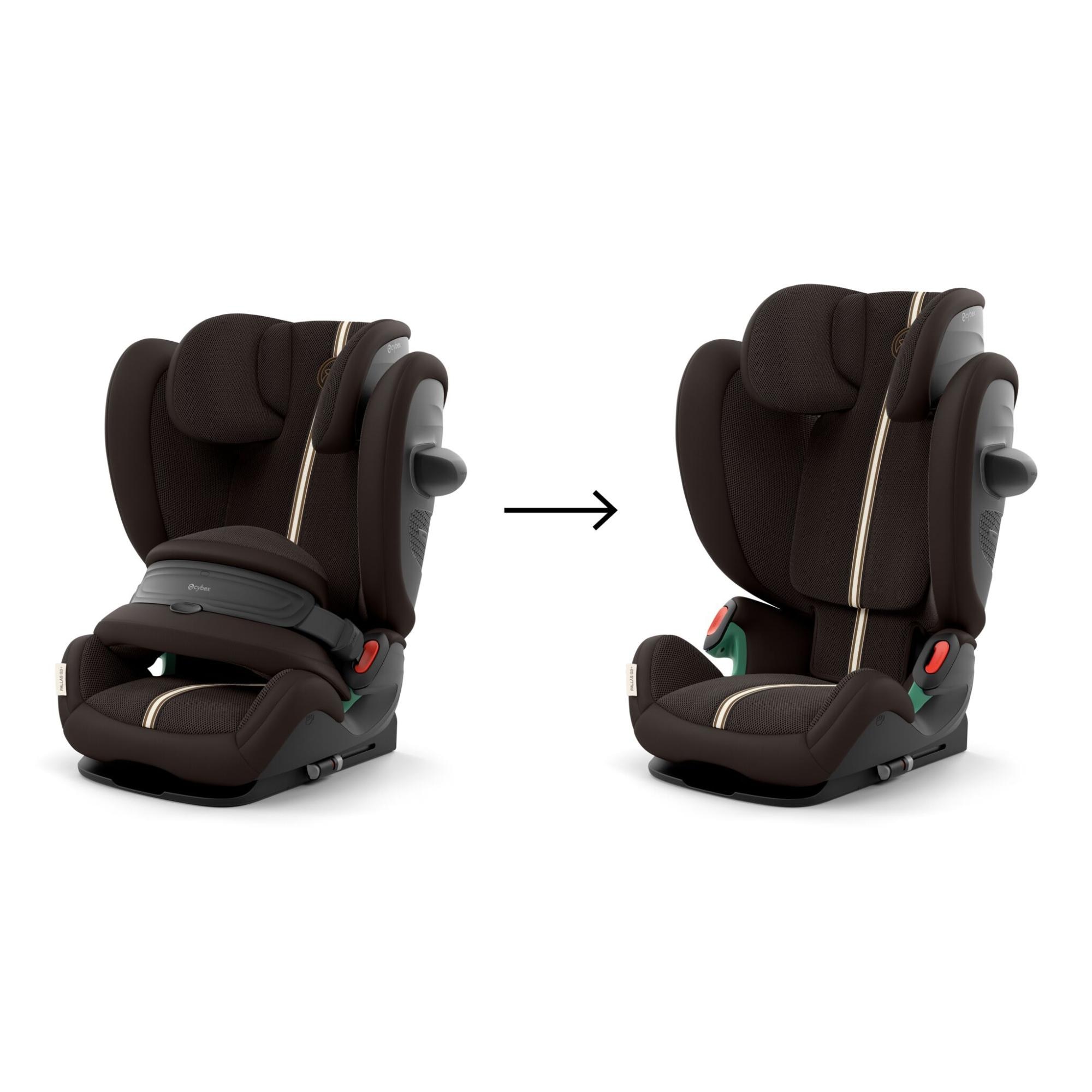 Silla de coche CYBEX Pallas G3 Plus (75 - 150 cm) - Gris Marrón oscuro-9