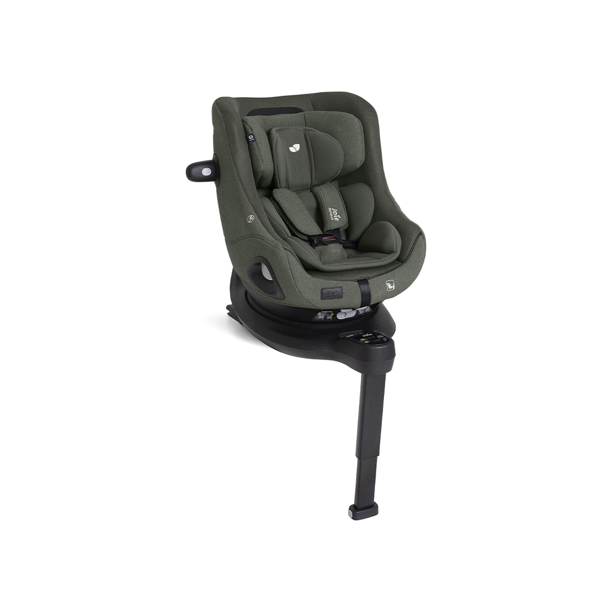 Cadeira Auto Giratória com Base Integrada Joie Signature i-Harbour Pro (40-105 cm) Verde-escuro-3