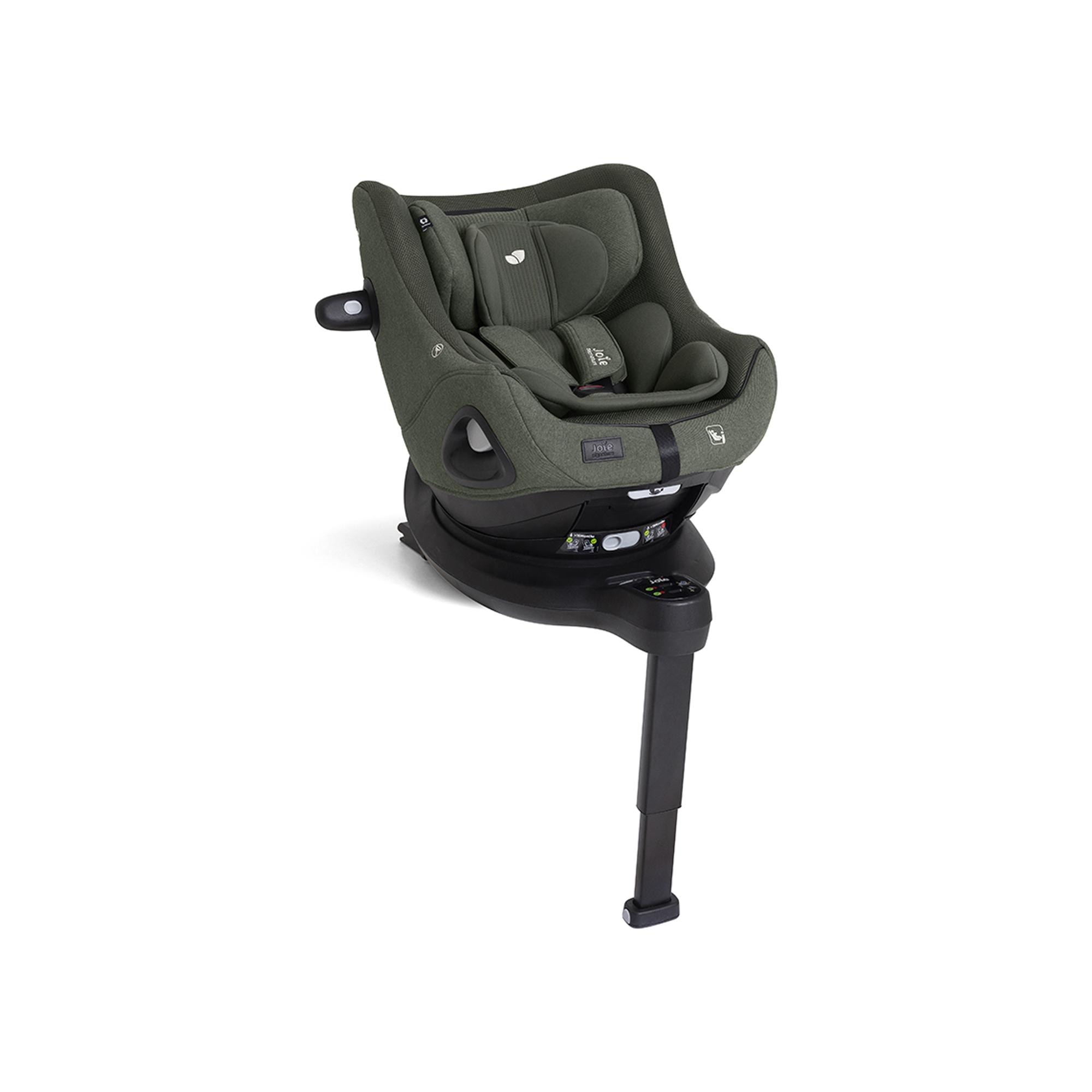 Cadeira Auto Giratória com Base Integrada Joie Signature i-Harbour Pro (40-105 cm) Verde-escuro-4