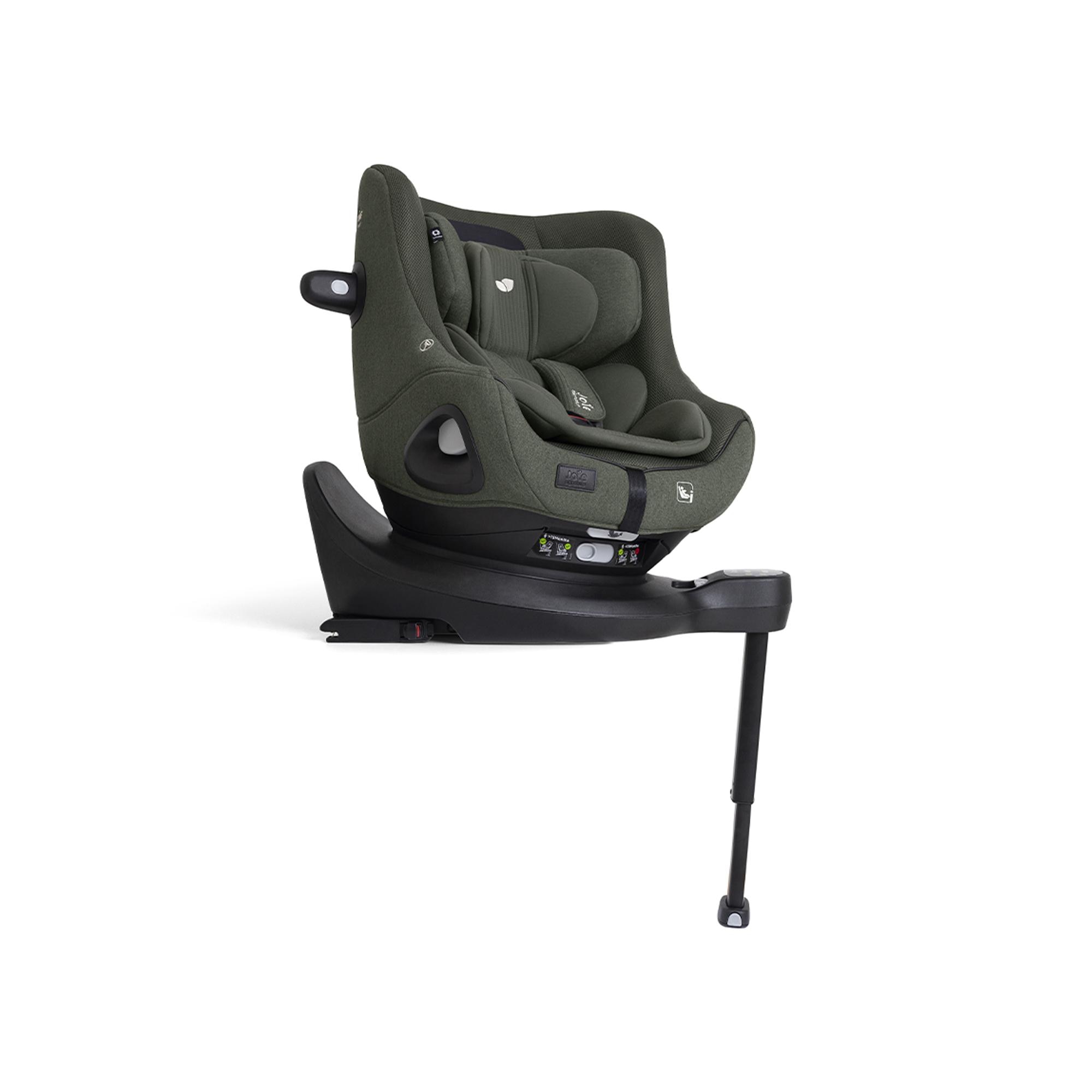 Cadeira Auto Giratória com Base Integrada Joie Signature i-Harbour Pro (40-105 cm) Verde-escuro-7