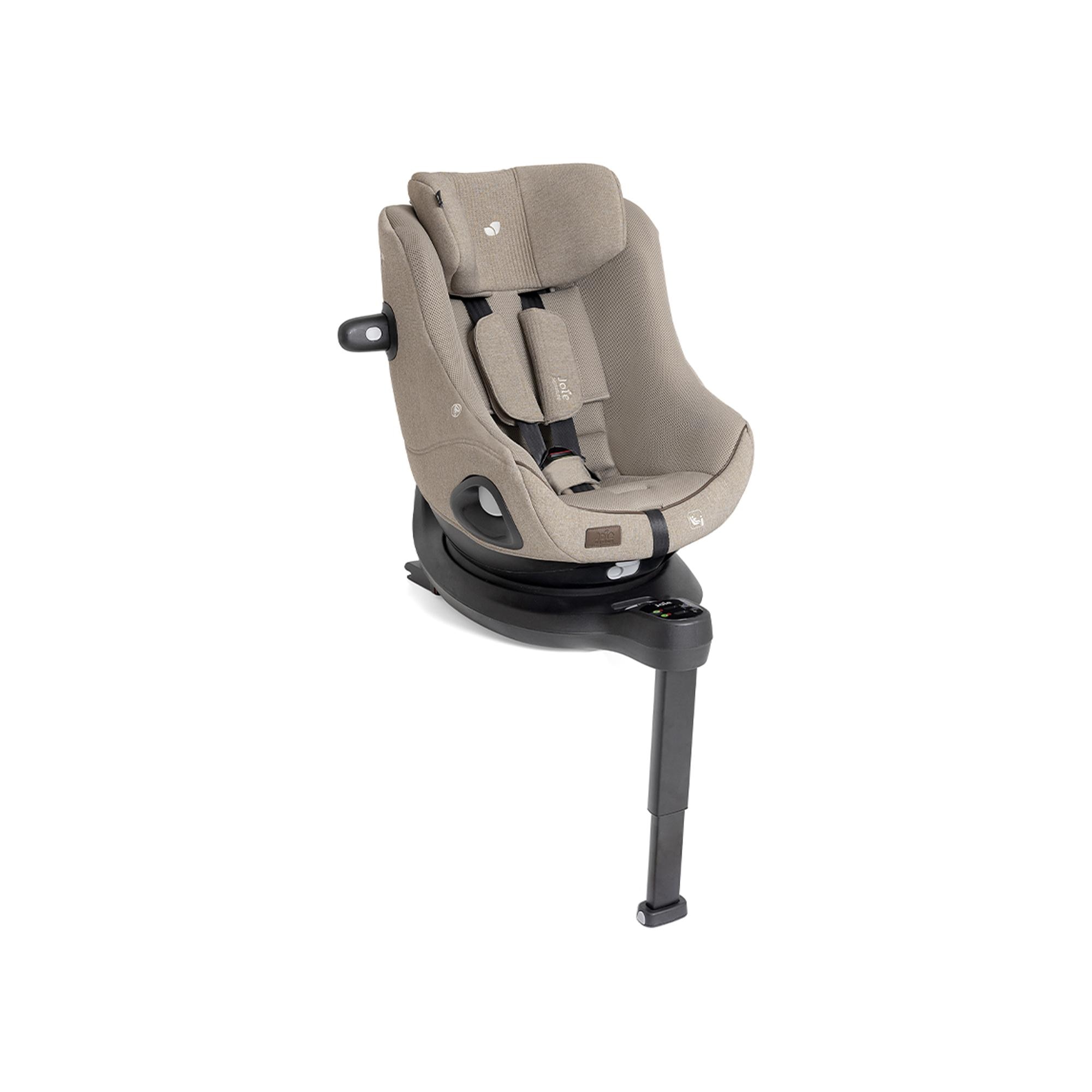 Cadeira Auto Giratória com Base Integrada Joie Signature i-Harbour Pro (40-105 cm) Bege-3