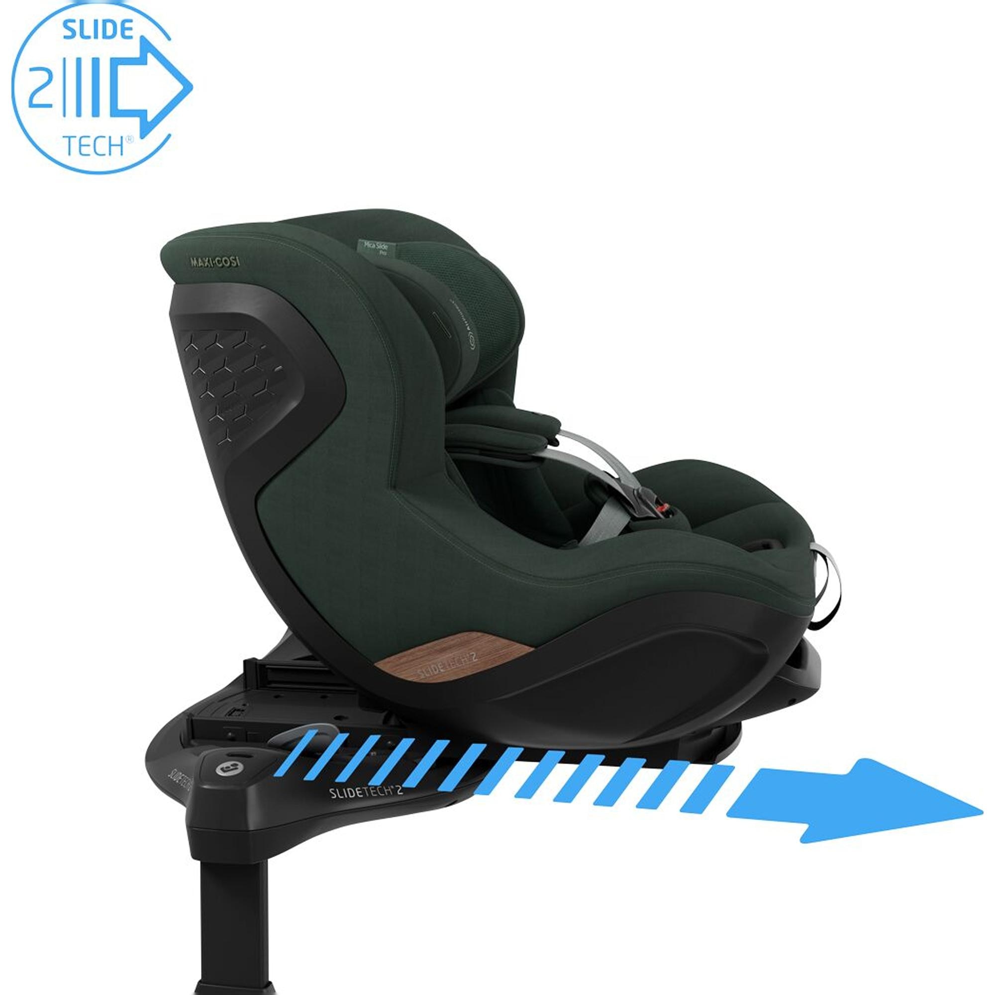 Imagen 2 de Silla de coche Maxi-Cosi Mica Slide Pro i-Size, 40-105cm, 0-4 años, 0-18 Kg - Verde oscuro Verde oscuro