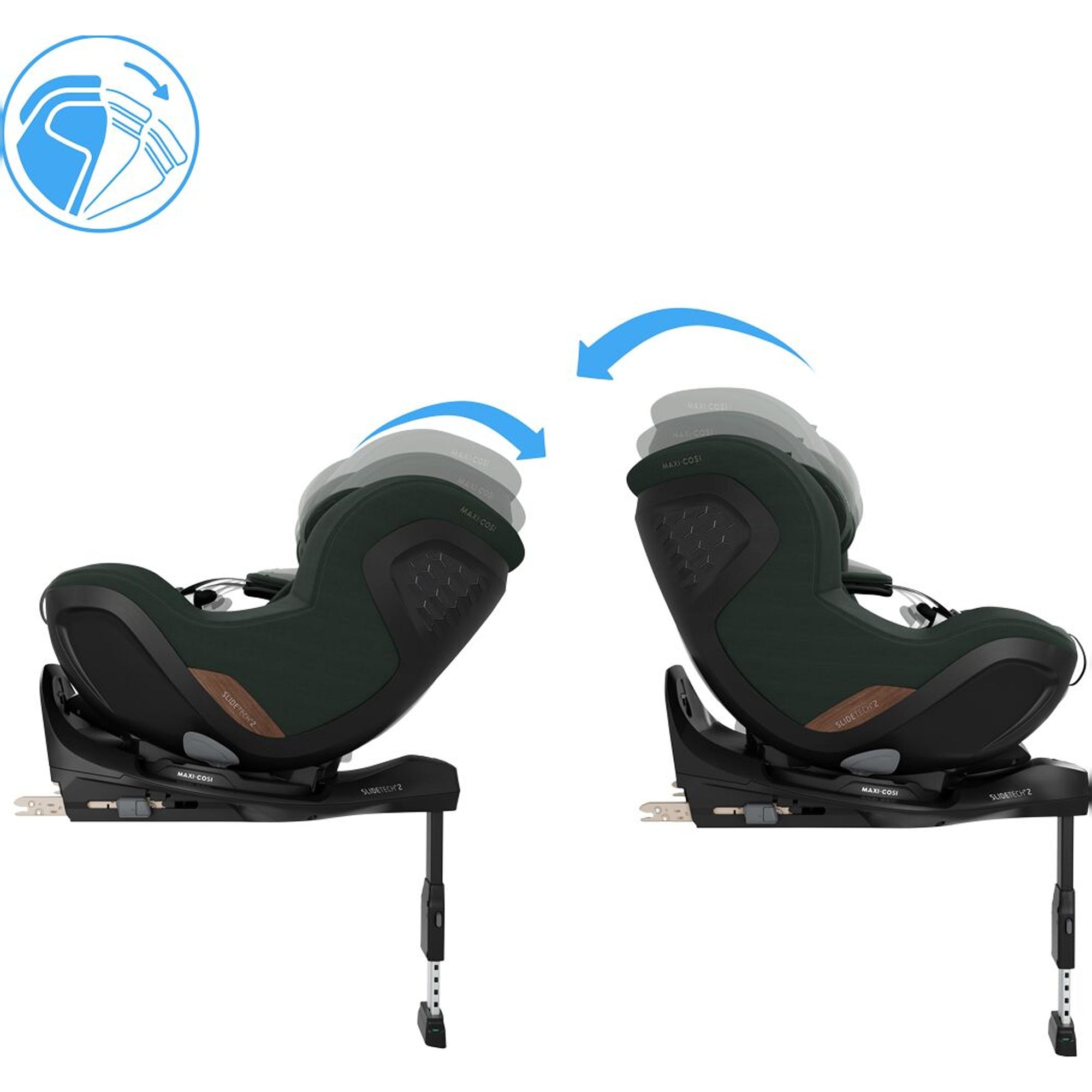 Imagen 3 de Silla de coche Maxi-Cosi Mica Slide Pro i-Size, 40-105cm, 0-4 años, 0-18 Kg - Verde oscuro Verde oscuro