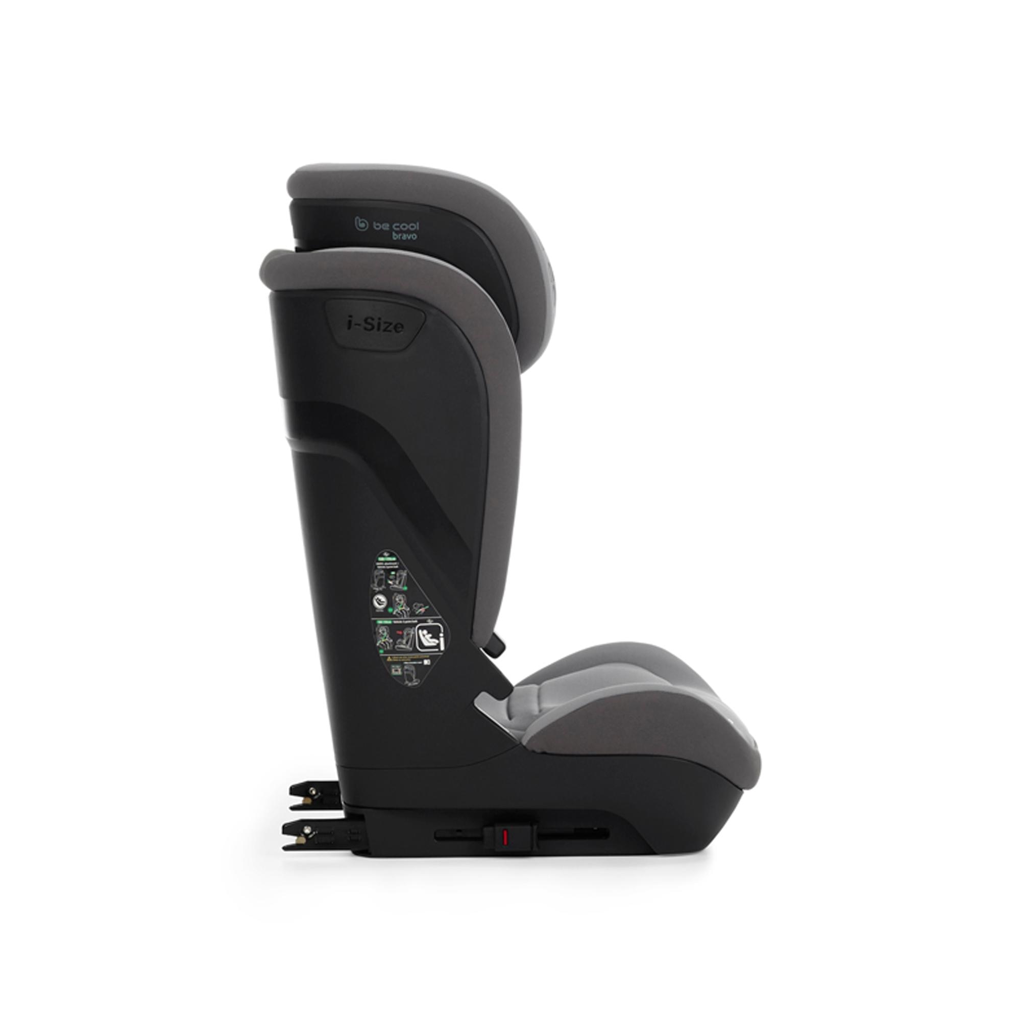 Cadeira Auto Bravo (i-Size 100 - 150 cm) Cinzento-claro-6
