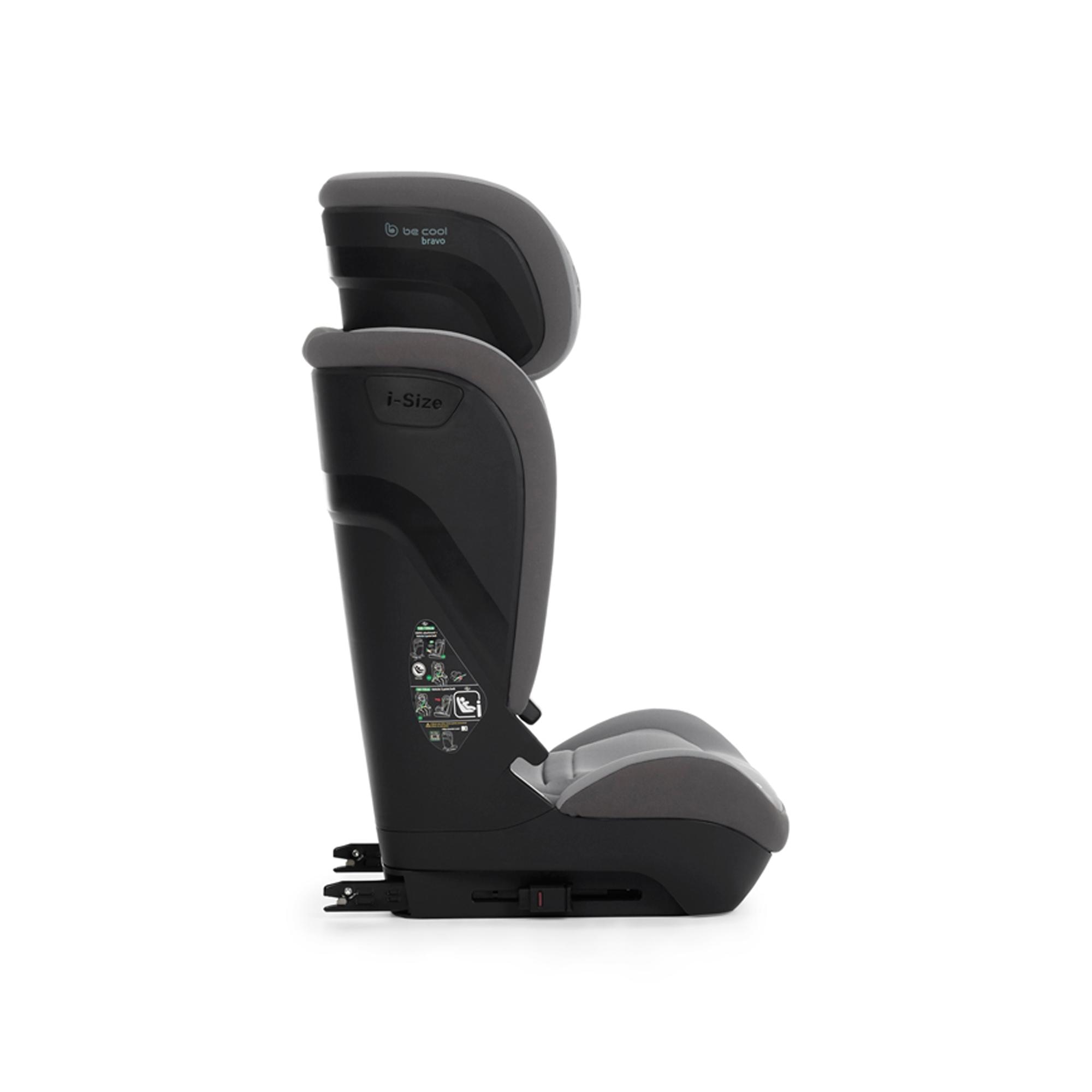 Cadeira Auto Bravo (i-Size 100 - 150 cm) Cinzento-claro-7