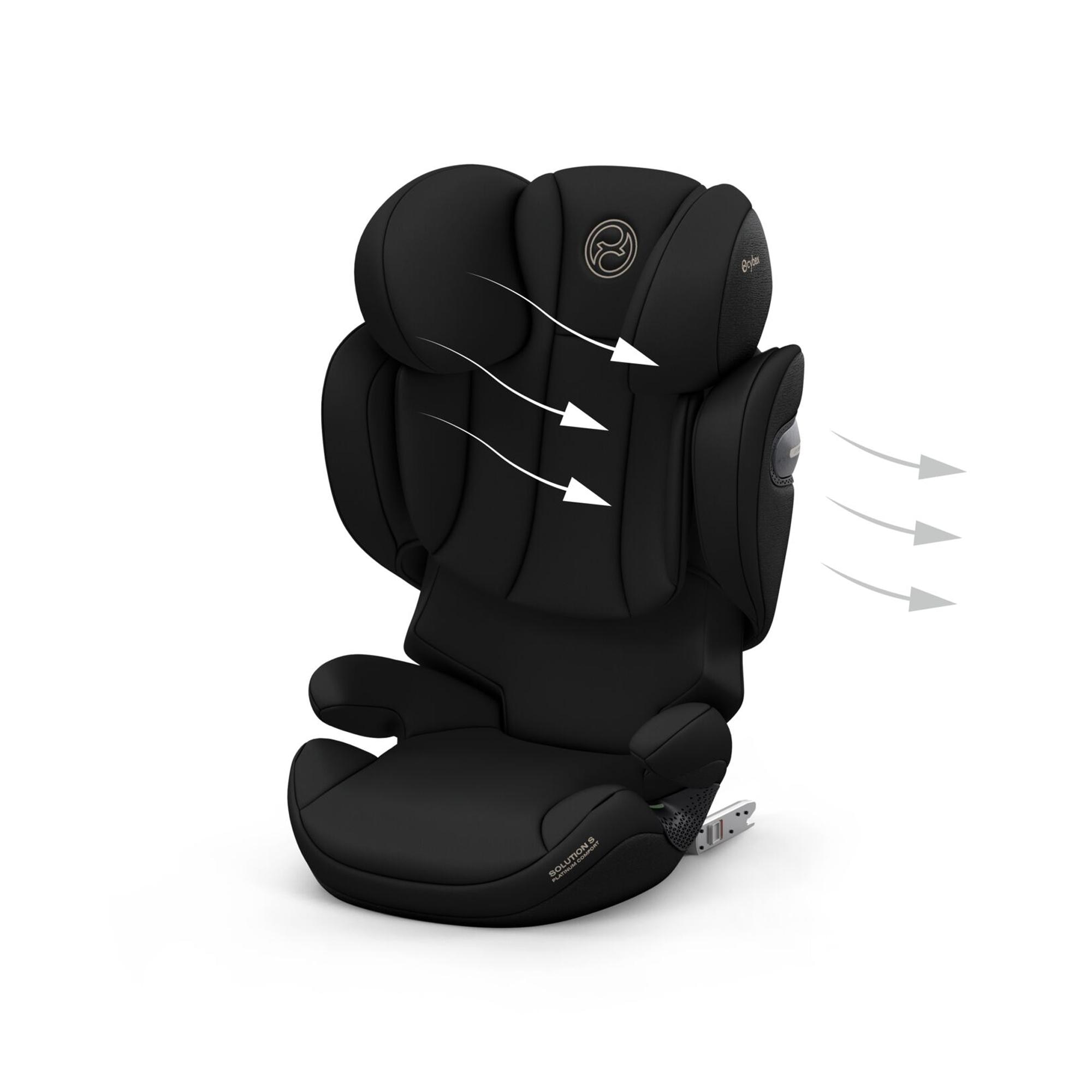 Imagen 7 de Silla de coche CYBEX Solution S (100 - 150 cm) - Negro Negro