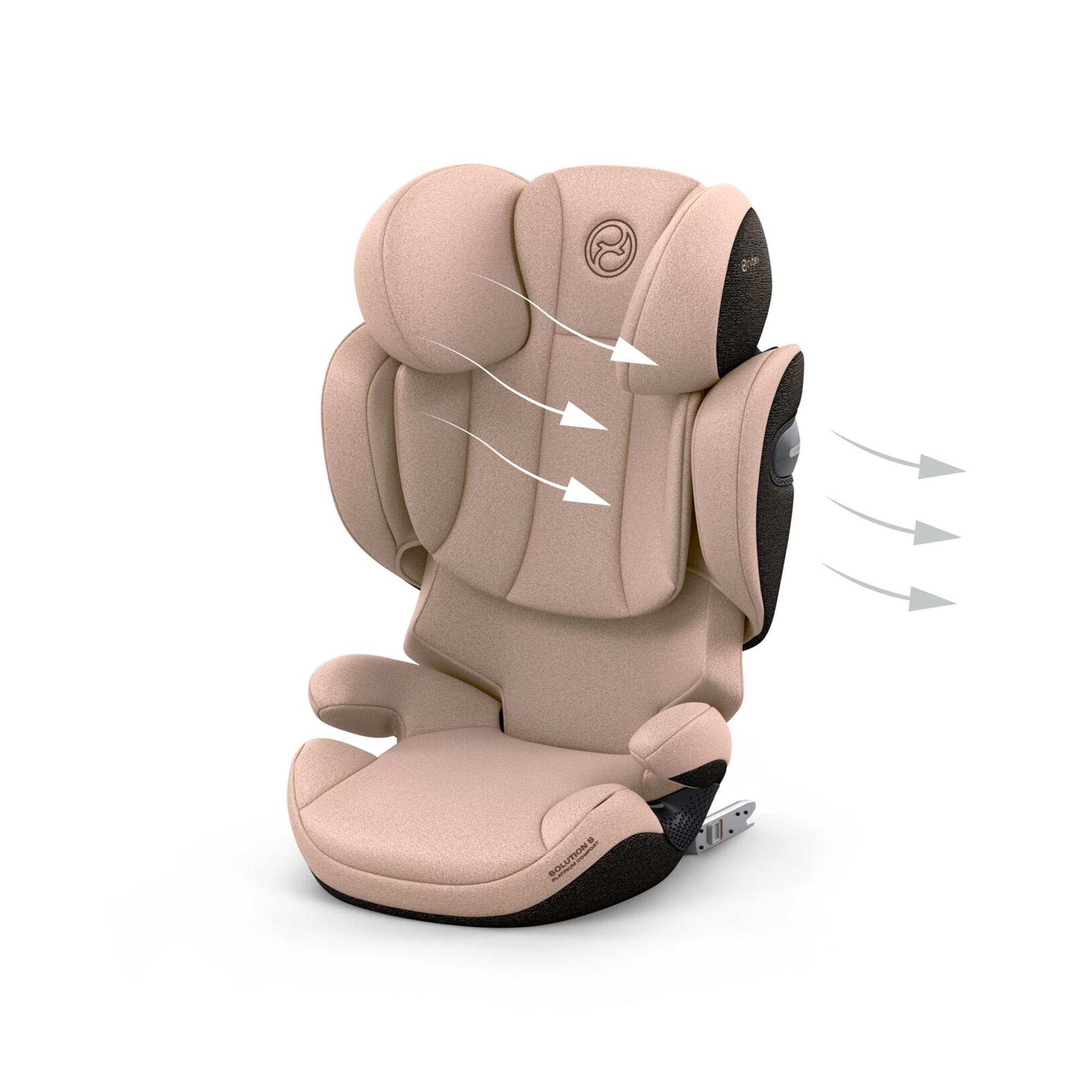 Imagen 7 de Silla de coche CYBEX Solution S (100 - 150 cm) - Natural Natural