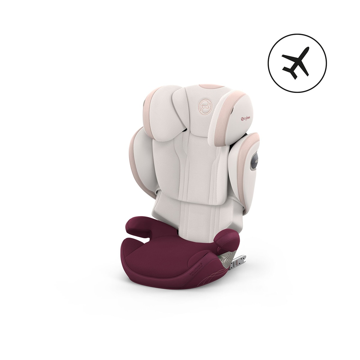 Imagen 9 de Silla de coche CYBEX Solution S Style (100 - 150 cm) - Rosa Rosa