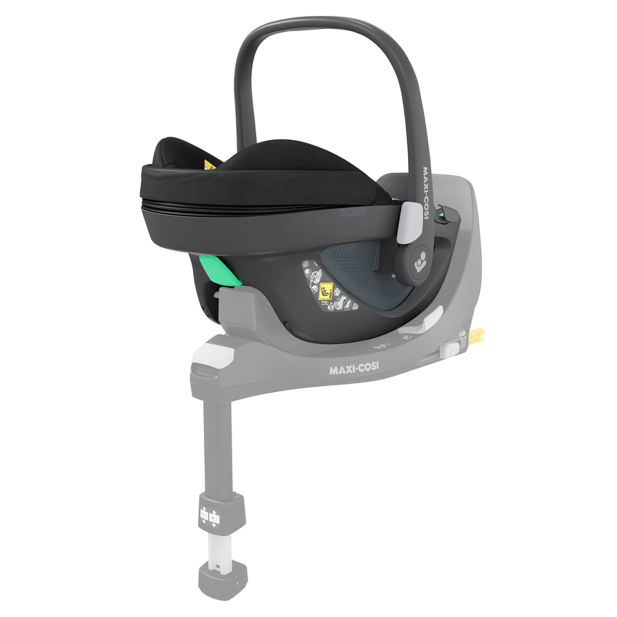 Slla de coche Maxi-Cosi Pebble 360º Isofix i-Size (40 - 83 cm) Negro Negro-4