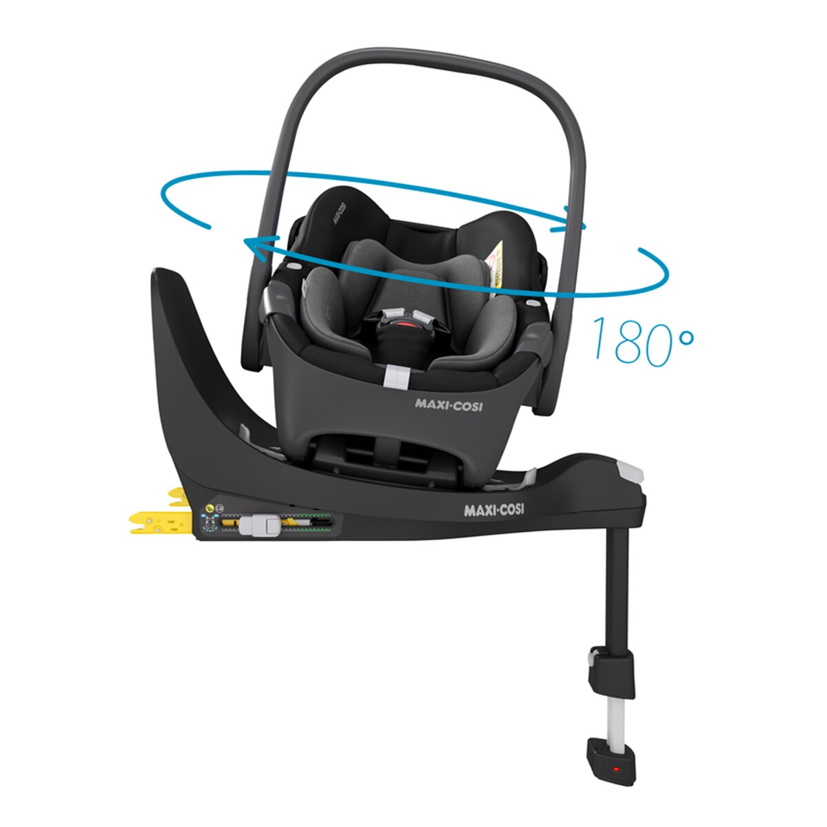 Slla de coche Maxi-Cosi Pebble 360º Isofix i-Size (40 - 83 cm) Negro Negro-8