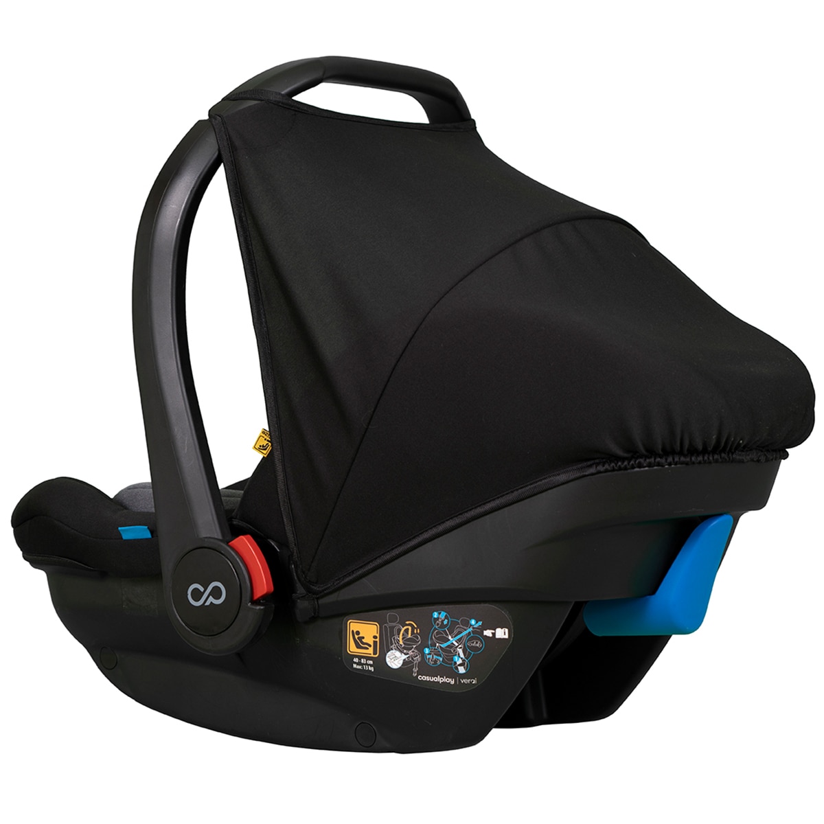 Cadeira Auto Verai i-Size, 40-83 cm Cinzento-3