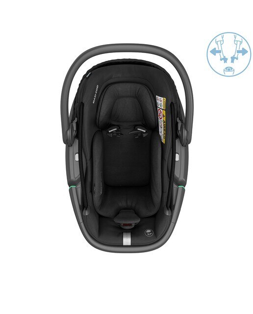 Cadeira Auto Coral 360º Isofix i-Size - 40x75 cm Preto-12
