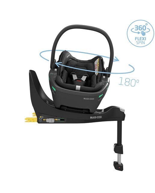 Cadeira Auto Coral 360º Isofix i-Size - 40x75 cm Preto-20