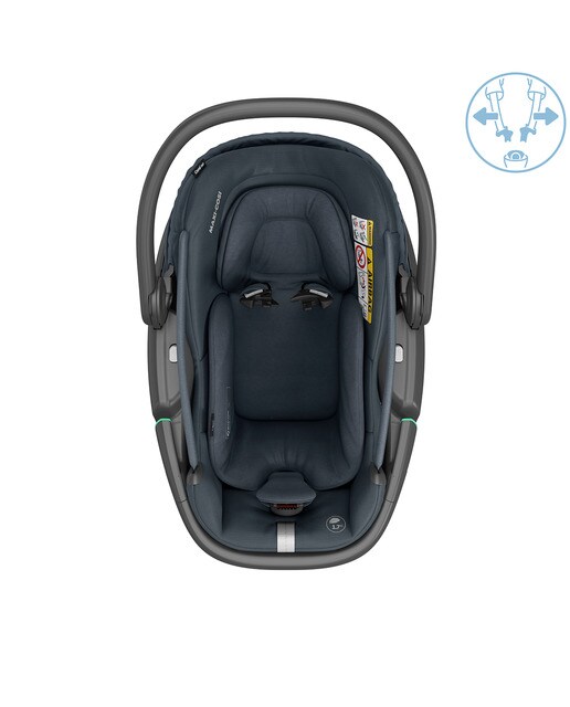 Cadeira Auto Coral 360º Isofix i-Size - 40x75 cm Cinzento-chumbo-12