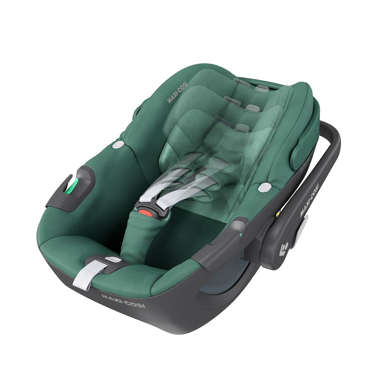 Cadeira Auto Isofix Pebble 360 i-Size (Até 13 Kg) (0-15 Meses) (Gr.0+) - 40-83 cm Verde-2