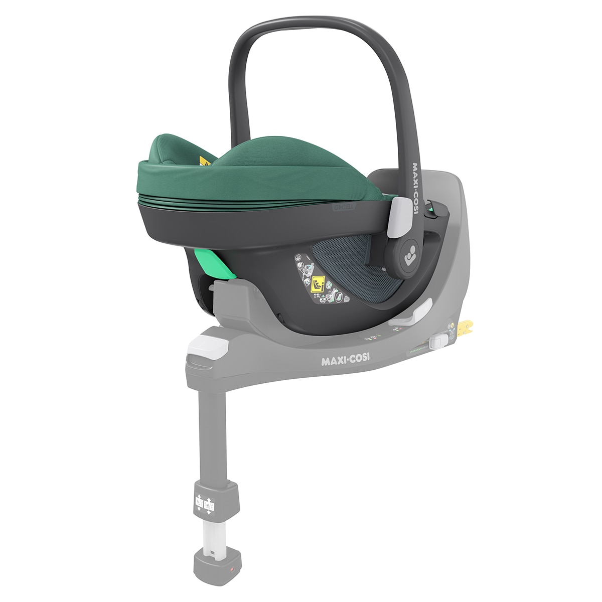 Cadeira Auto Isofix Pebble 360 i-Size (Até 13 Kg) (0-15 Meses) (Gr.0+) - 40-83 cm Verde-8