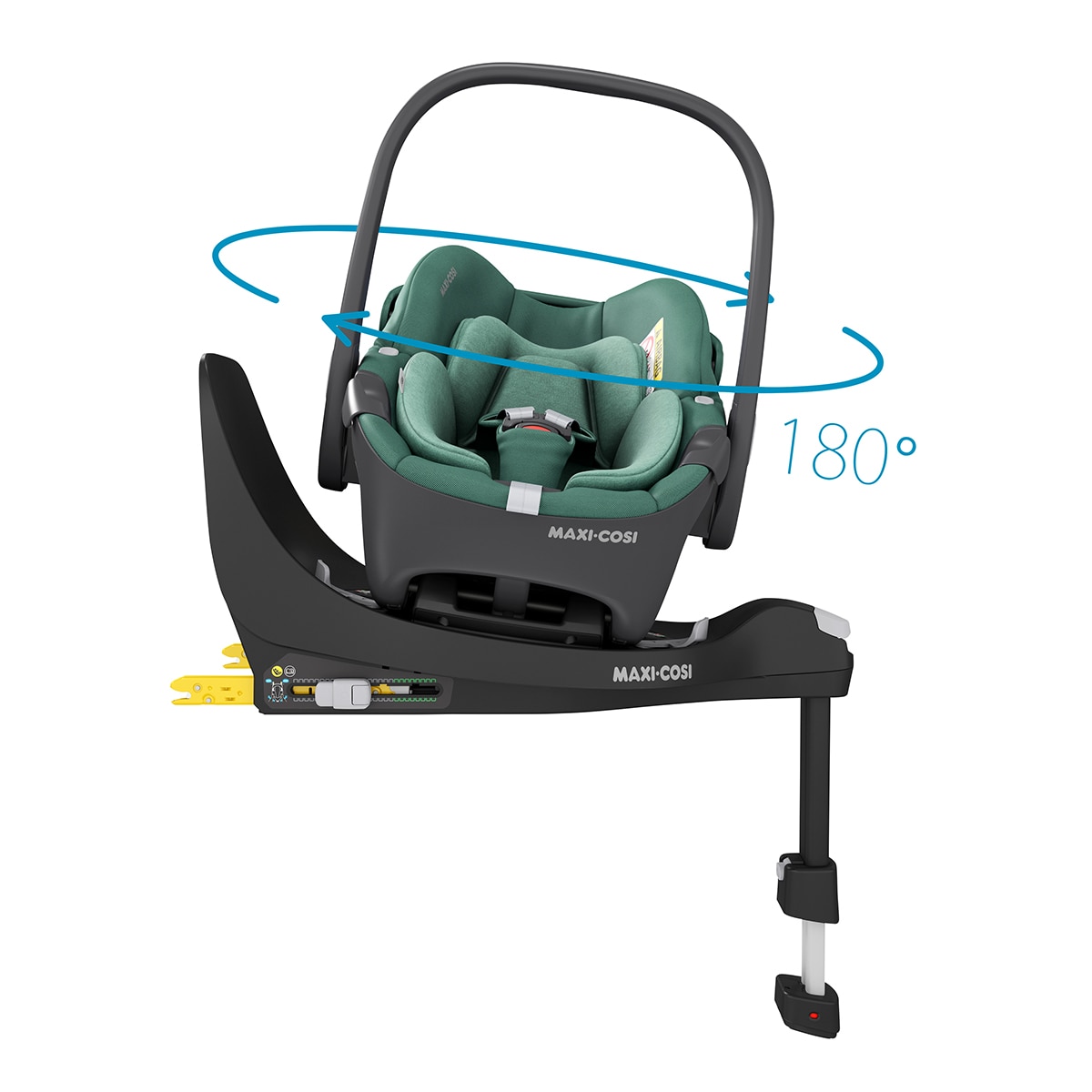 Cadeira Auto Isofix Pebble 360 i-Size (Até 13 Kg) (0-15 Meses) (Gr.0+) - 40-83 cm Verde-11