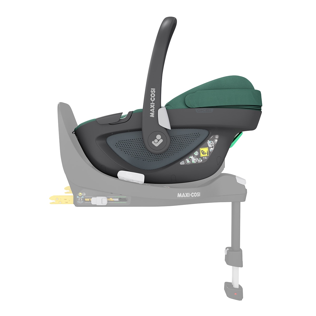 Cadeira Auto Isofix Pebble 360 i-Size (Até 13 Kg) (0-15 Meses) (Gr.0+) - 40-83 cm Verde-19