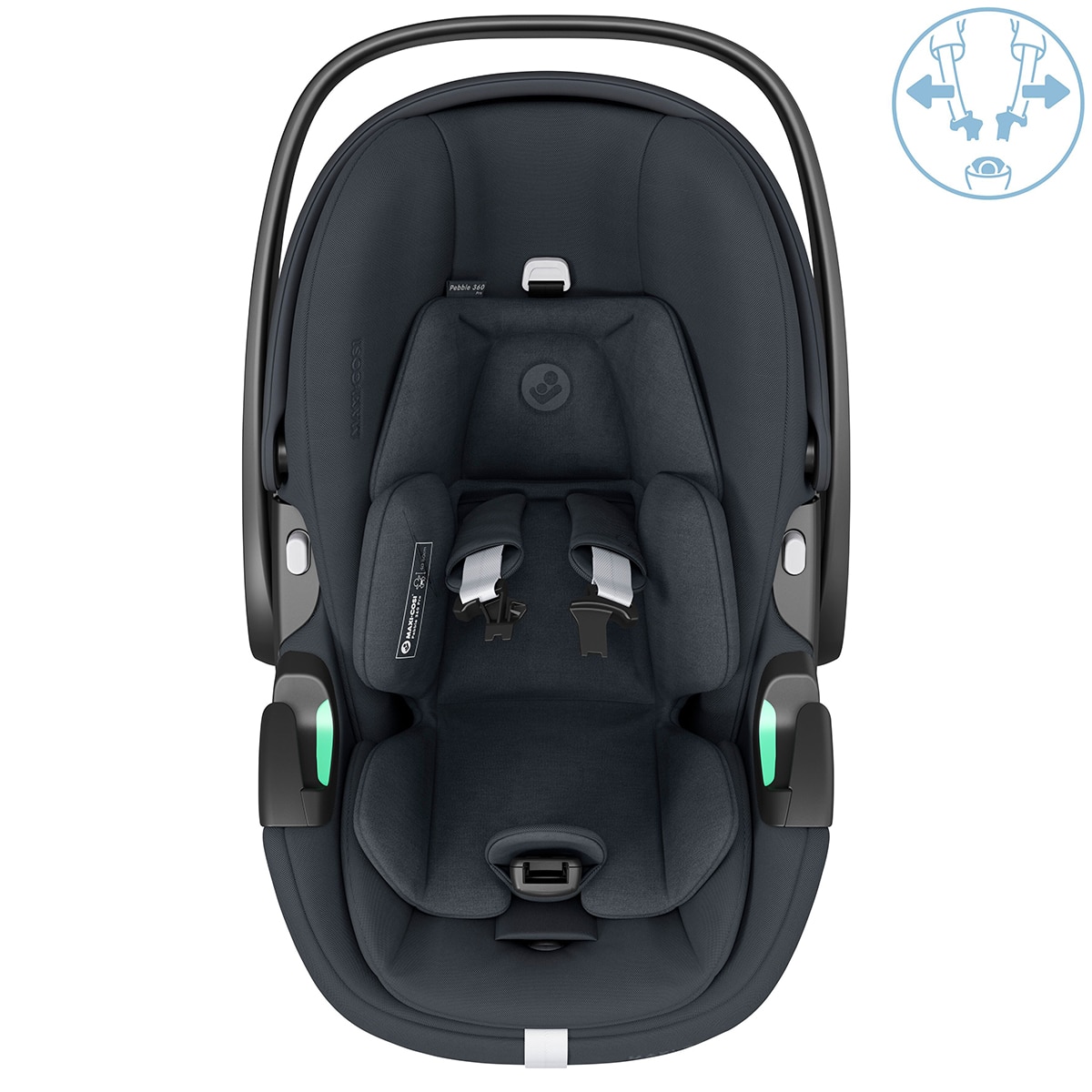 Cadeira Auto Pebble 360 Pro i-Size - 40x85 cm Cinzento-8