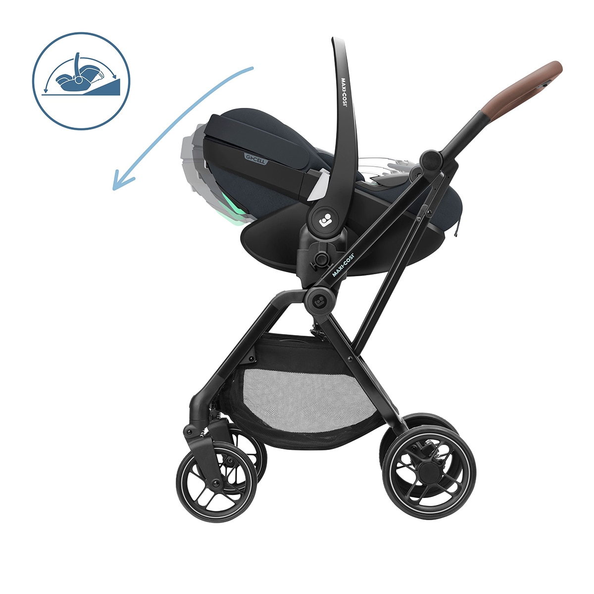 Cadeira Auto Pebble 360 Pro i-Size - 40x85 cm Cinzento-9