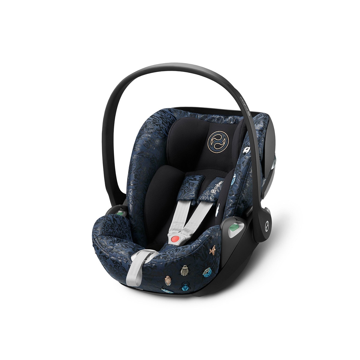 Silla de coche CYBEX Cloud T Jewels of Nature (45 - 87cm) - Azul oscuro Azul oscuro-1
