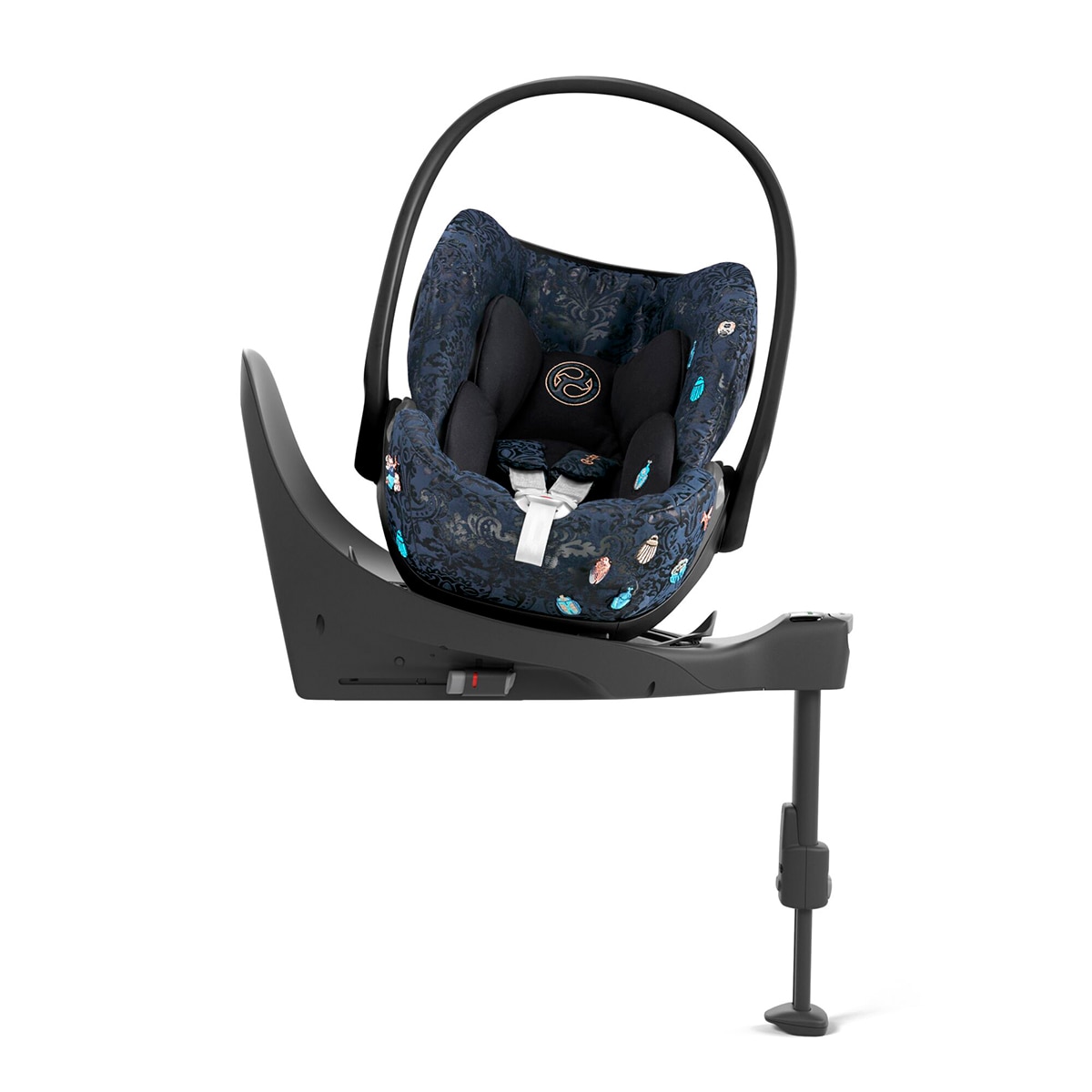Silla de coche CYBEX Cloud T Jewels of Nature (45 - 87cm) - Azul oscuro Azul oscuro-3