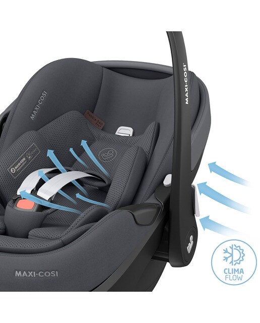Silla de coche Maxi-Cosi Pebble 360º Pro i-Size (40 - 83cm) - Gris oscuro Gris oscuro-30
