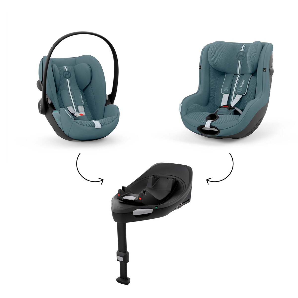 Silla de coche CYBEX Cloud G i-Size Plus con reductor Azul-8