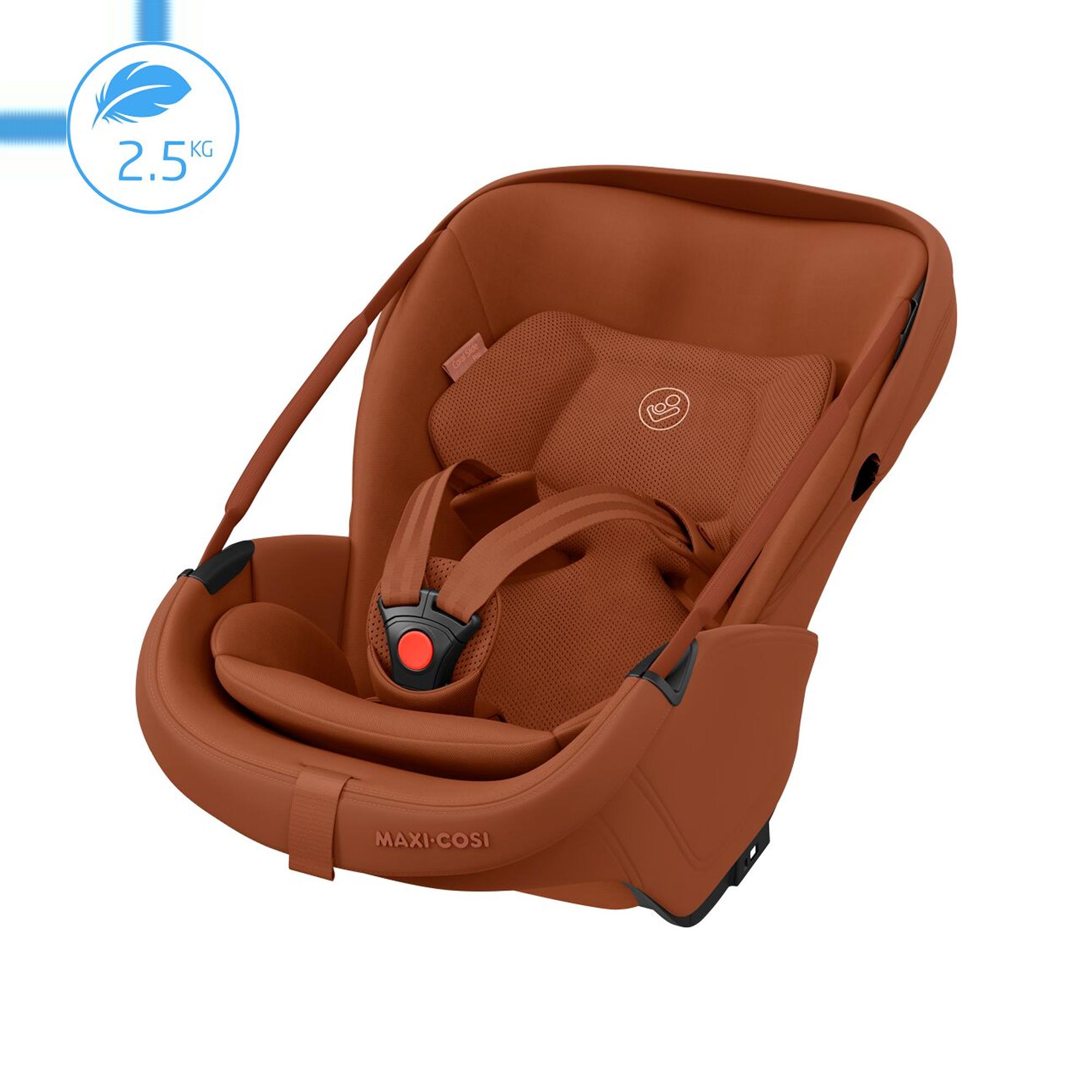 Porta-Bebés Coral Slide Pro, 40-87 cm, 0-24 meses. <13 Kg Telha-10