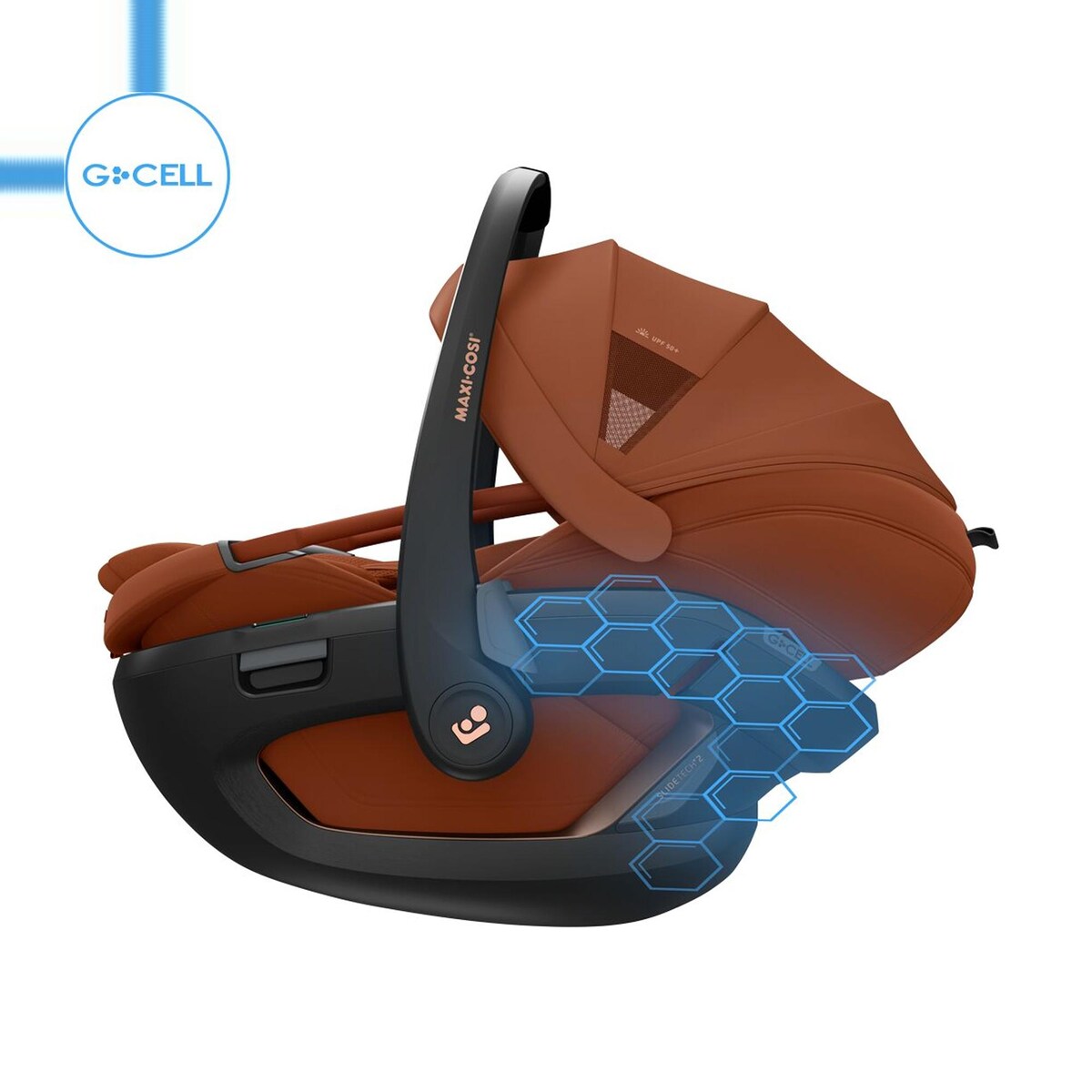 Porta-Bebés Coral Slide Pro, 40-87 cm, 0-24 meses. <13 Kg Telha-12