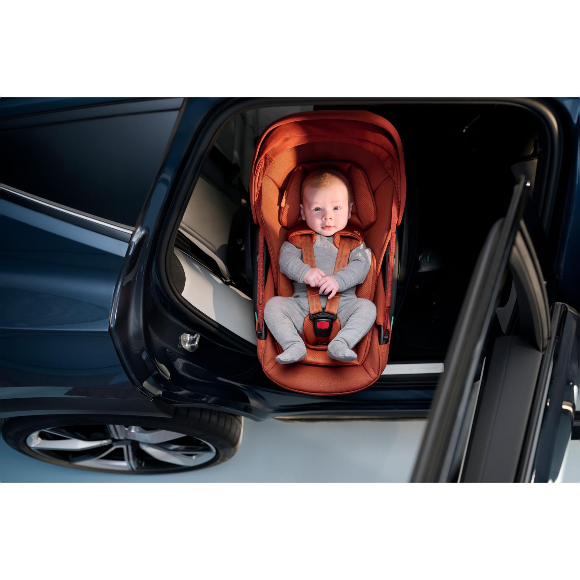 Porta-Bebés Coral Slide Pro, 40-87 cm, 0-24 meses. <13 Kg Telha-19