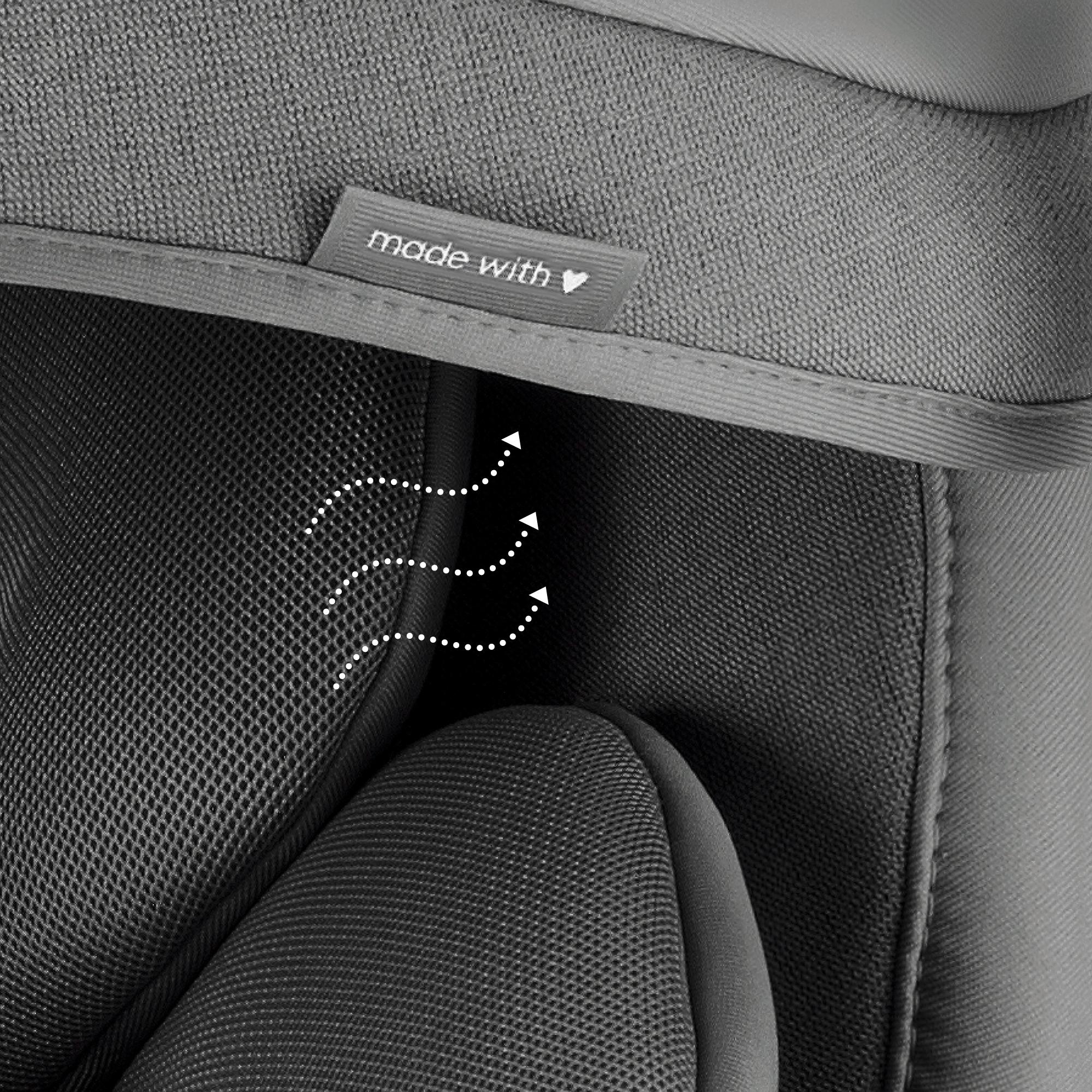 Silla de coche giratoria Britax Römer BABY-SAFE PRO Style (40-85 cm) con VARIO BASE 5Z - Gris Gris-9