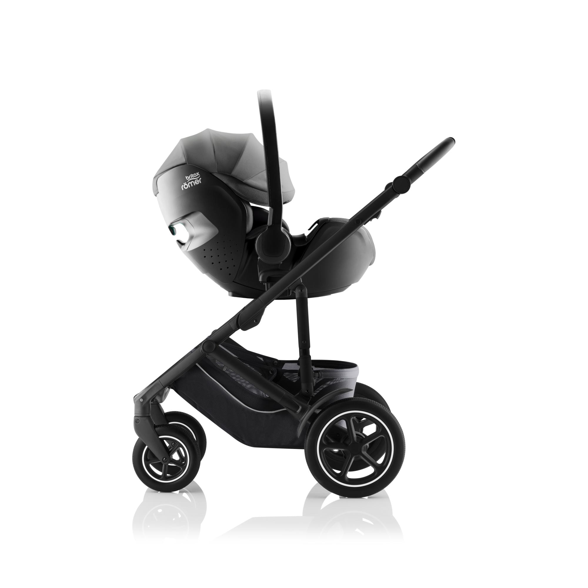 Silla de coche giratoria Britax Römer BABY-SAFE PRO Style (40-85 cm) con VARIO BASE 5Z - Gris Gris-12